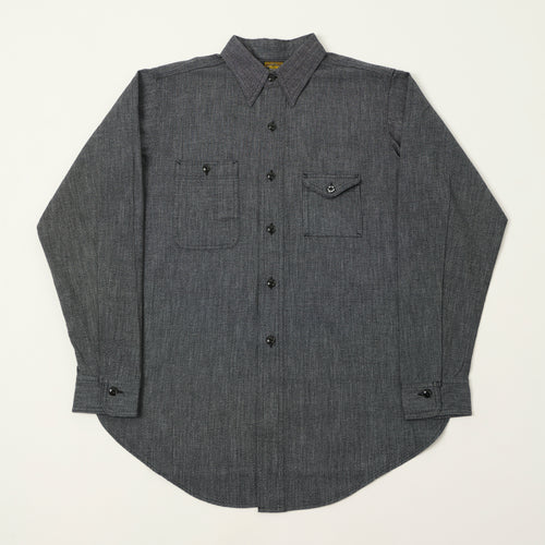 Big Yank '1935 Original' Covert Cloth Work Shirt - Black
