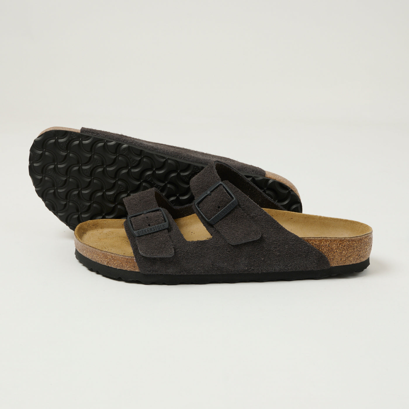 Birkenstock Arizona Suede Leather Sandal - Velvet Grey