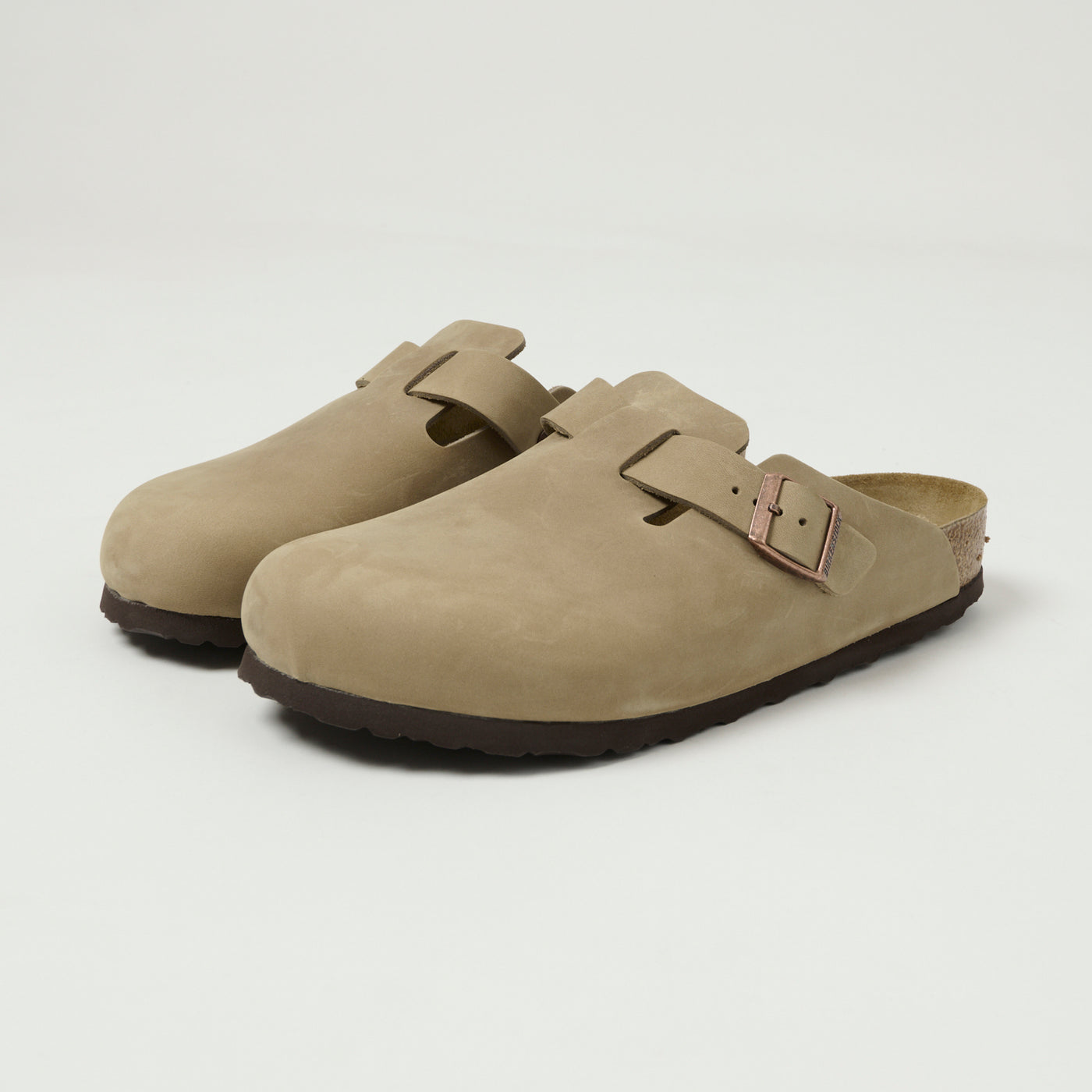 Birkenstock Boston Oiled Leather Shoe - Tobacco Brown