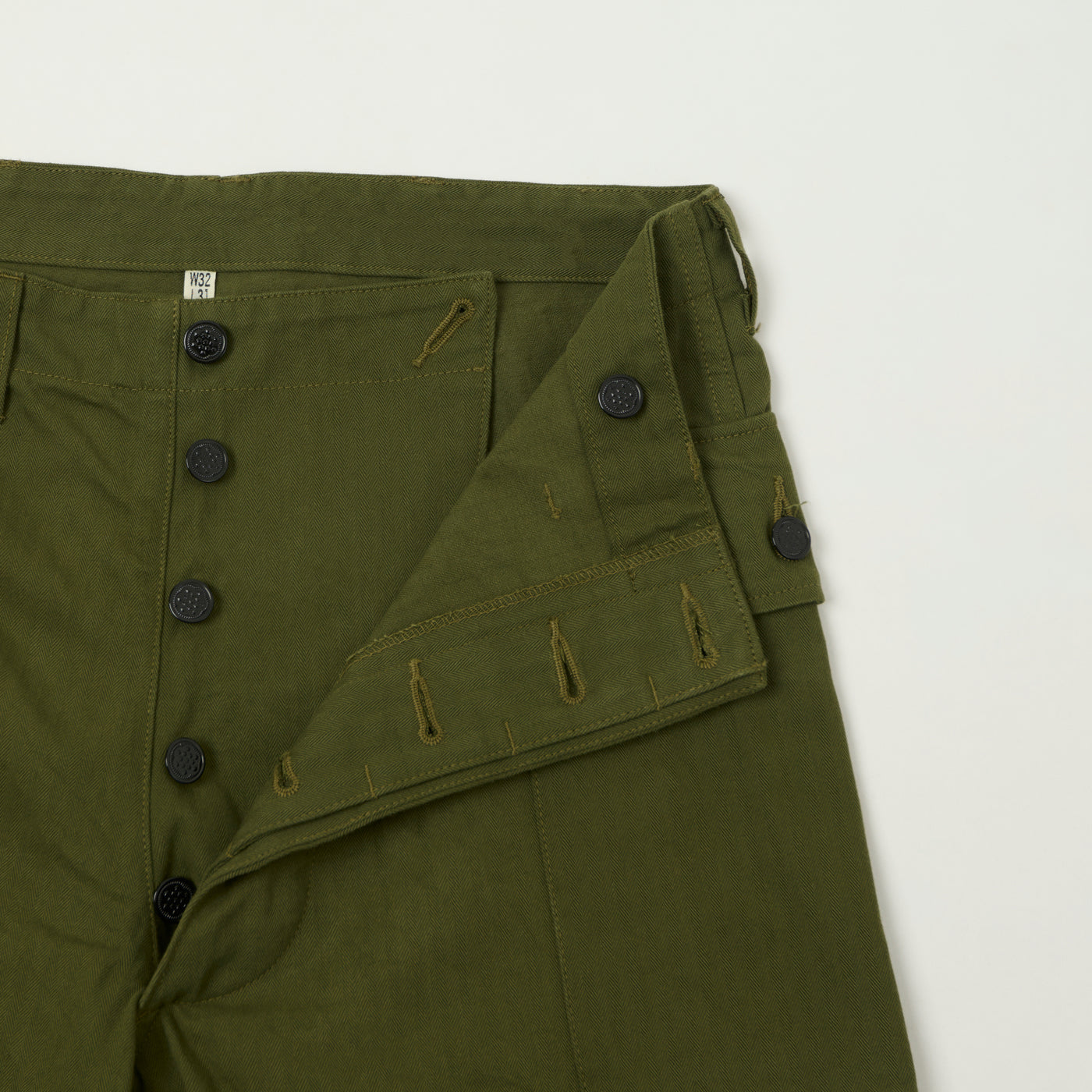 Buzz Rickson's Herringbone Twill Special Trousers - Olive