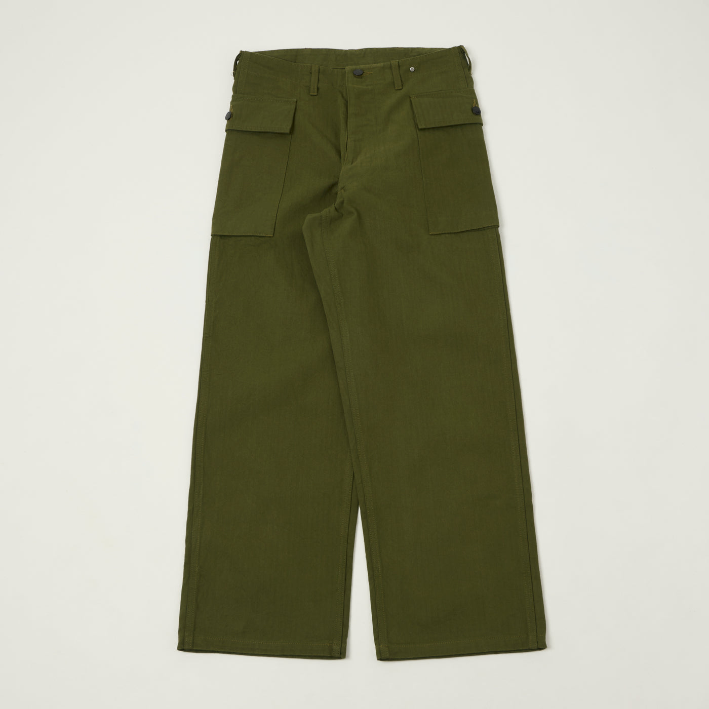 Buzz Rickson's Herringbone Twill Special Trousers - Olive