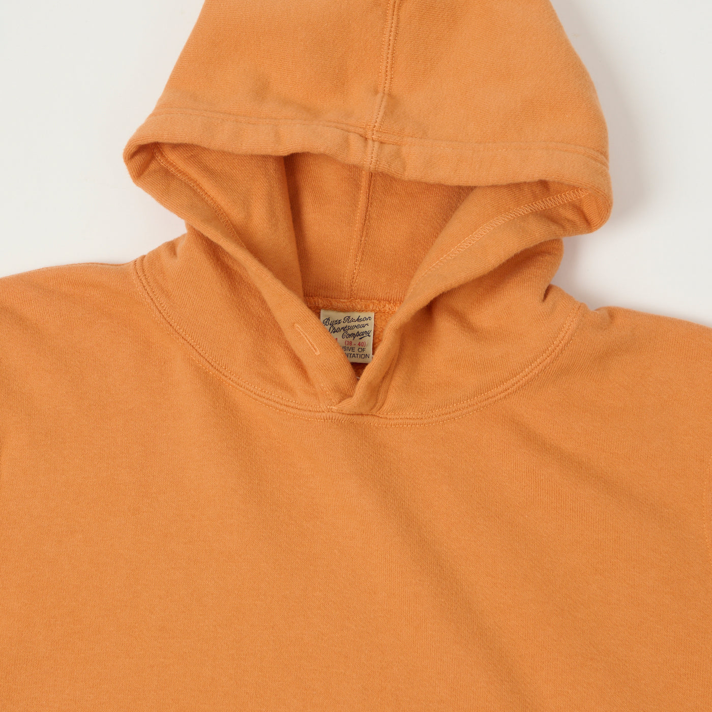 Buzz Rickson's Pullover Sweat Parka - Orange
