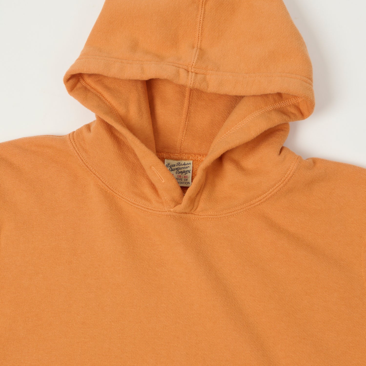 Buzz Rickson's Pullover Sweat Parka - Orange
