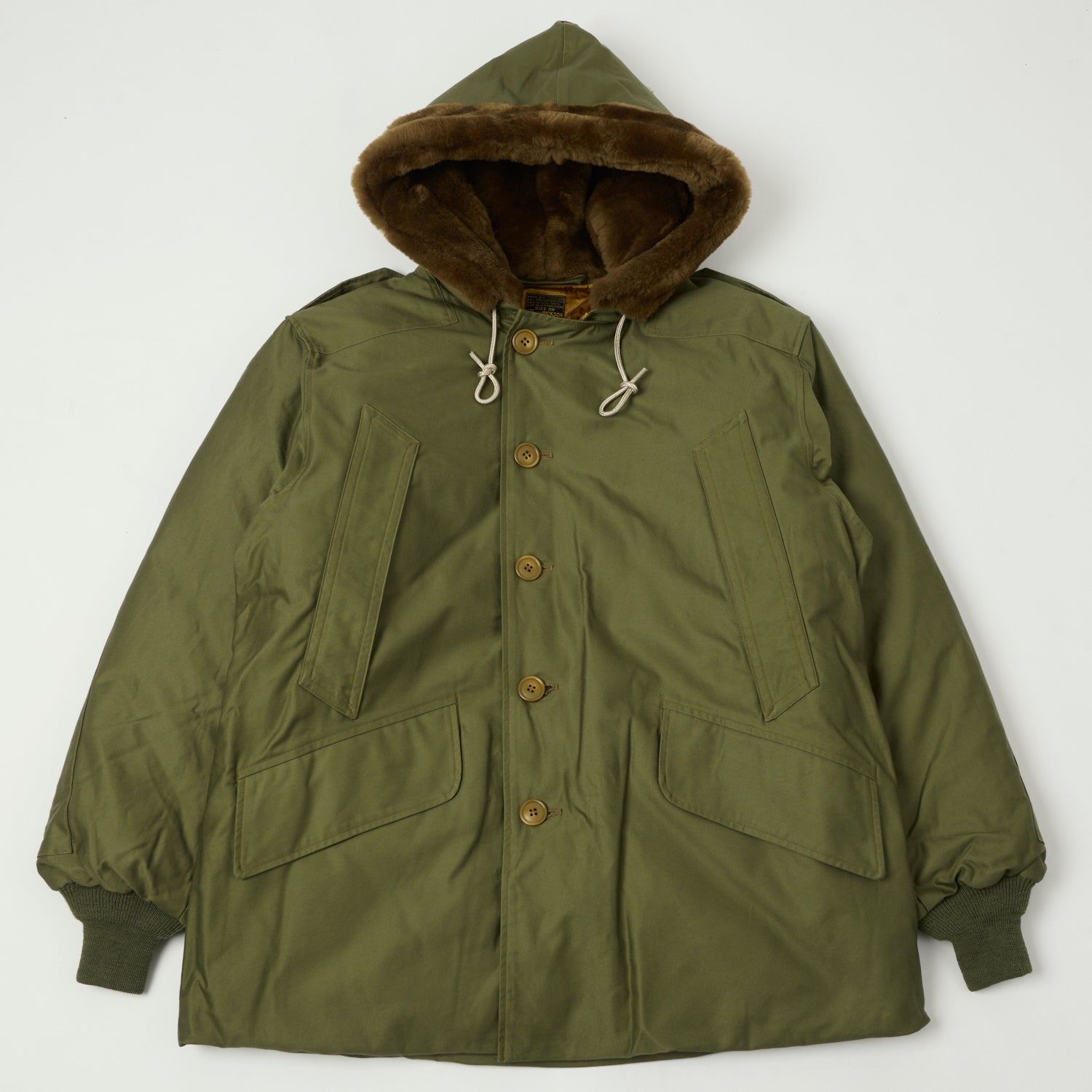 Buzz Rickson's Type B-9 Extreme Cold Flight Parka - Olive Drab