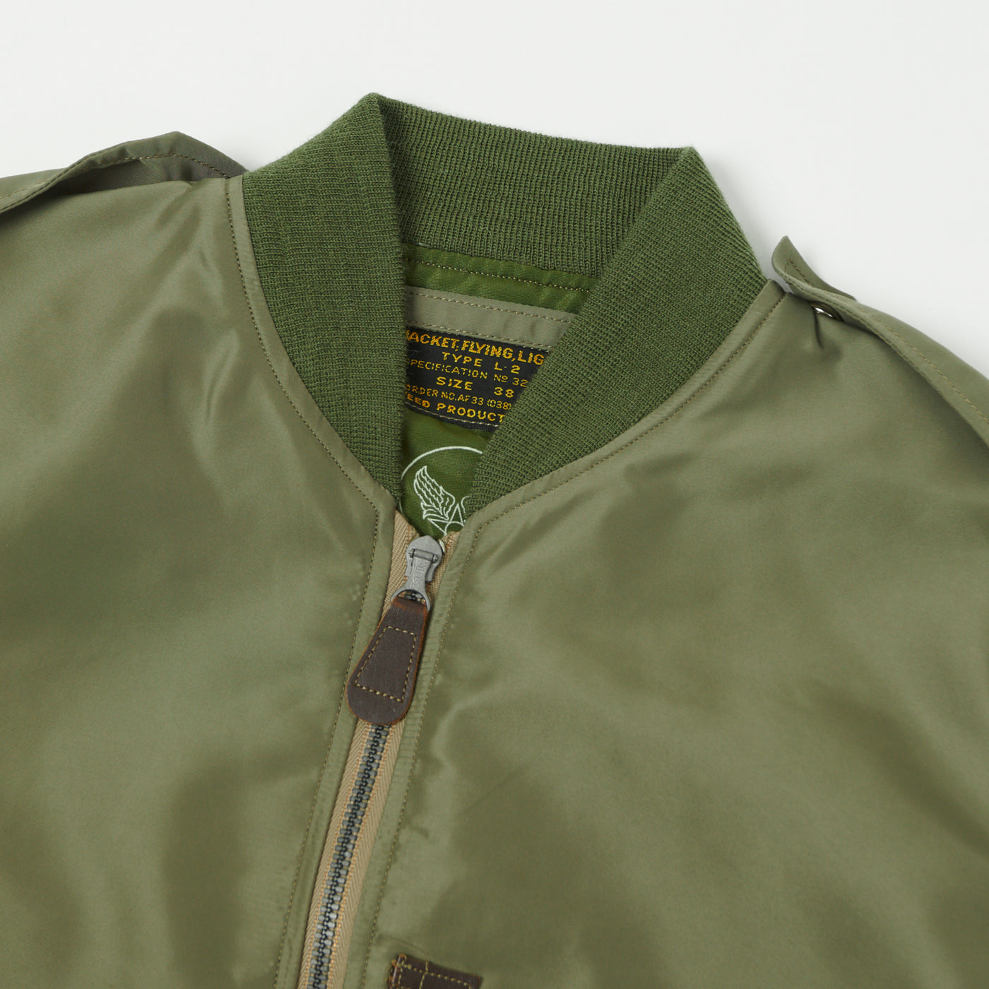 Buzz Rickson's L-2 'Reed Products Inc.' Flight Jacket - Olive Drab