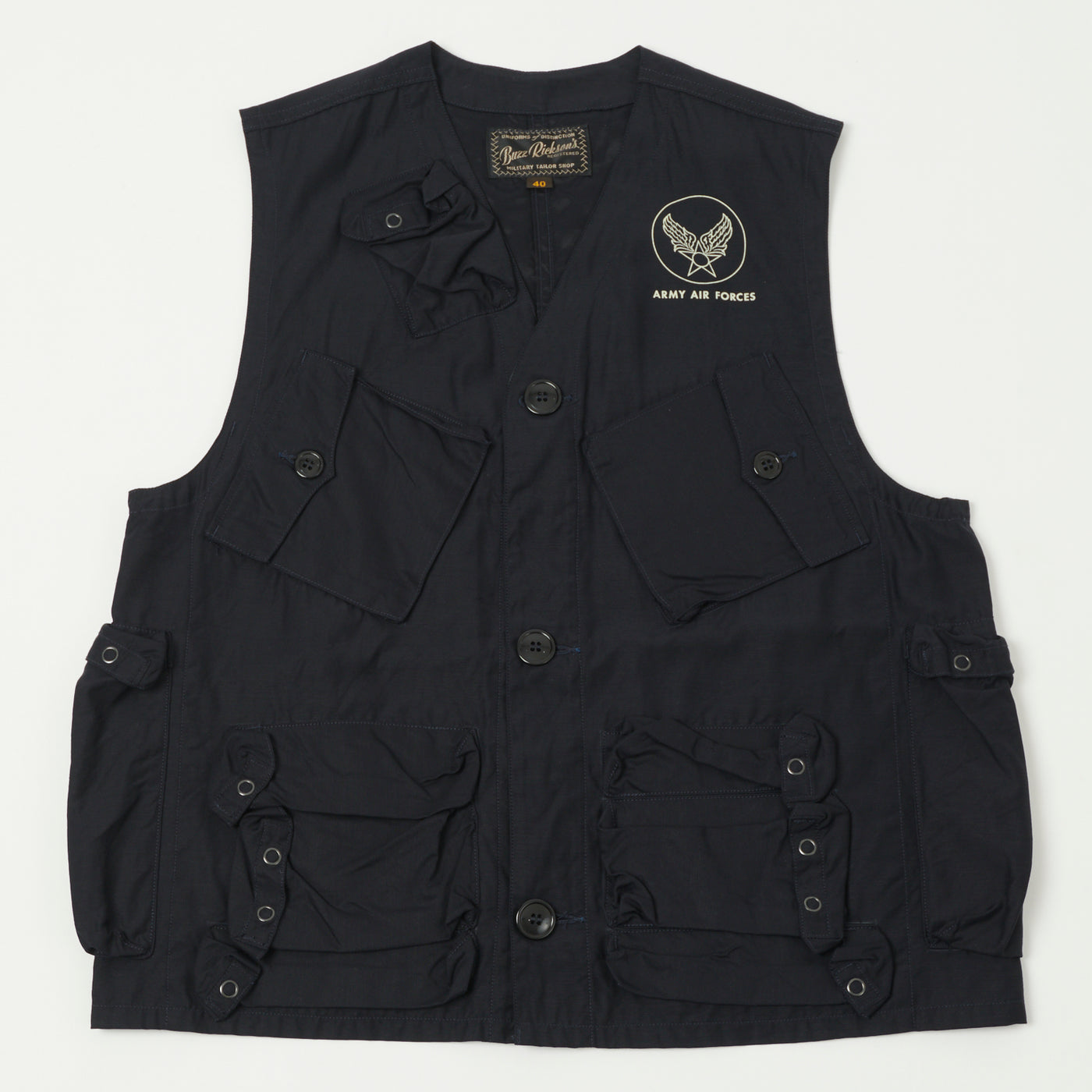 Buzz Rickson's U.S. Army C-1 Civilian Vest - Navy