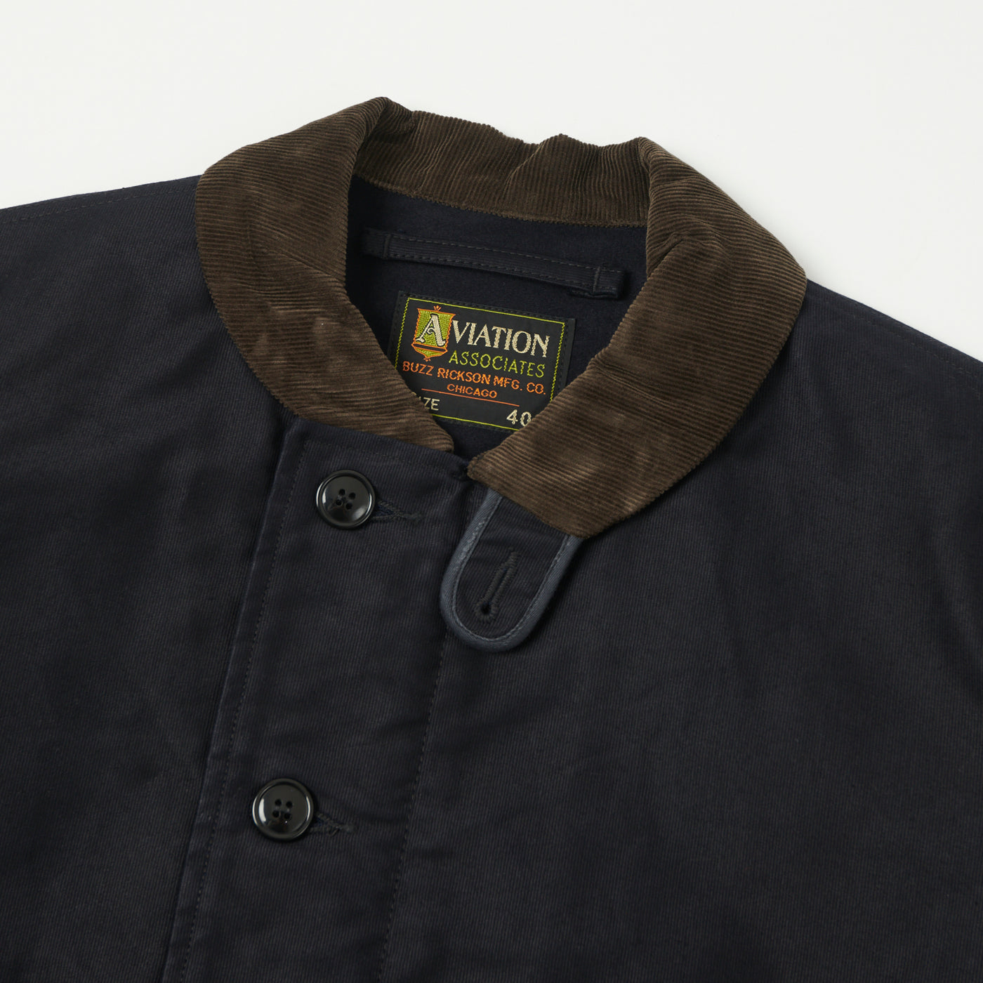Buzz Rickson's ‘Aviation Associates’ N-1 Civilian Model Deck Jacket - Navy