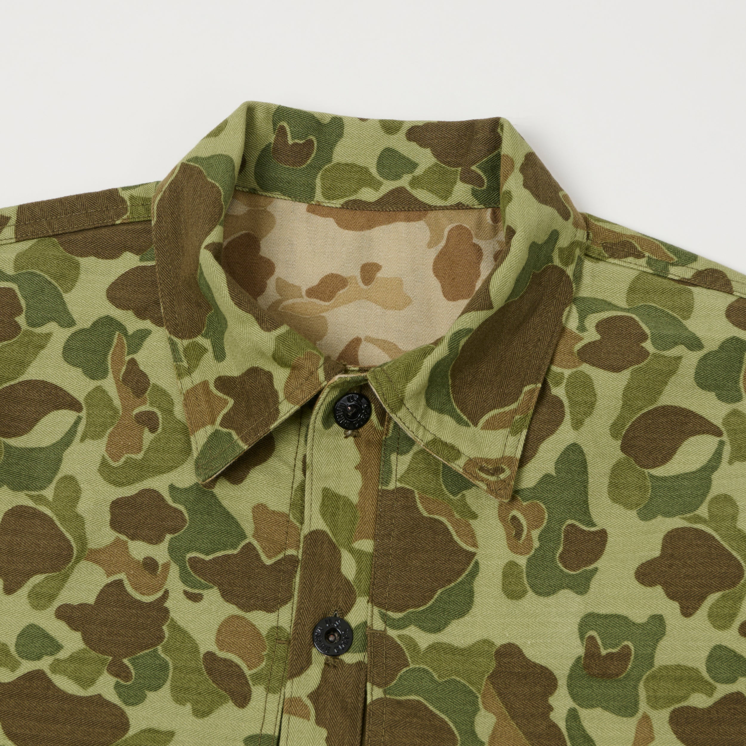 Buzz Rickson's U.S.M.C P-44 Herringbone Twill Jacket - Frogskin Camo