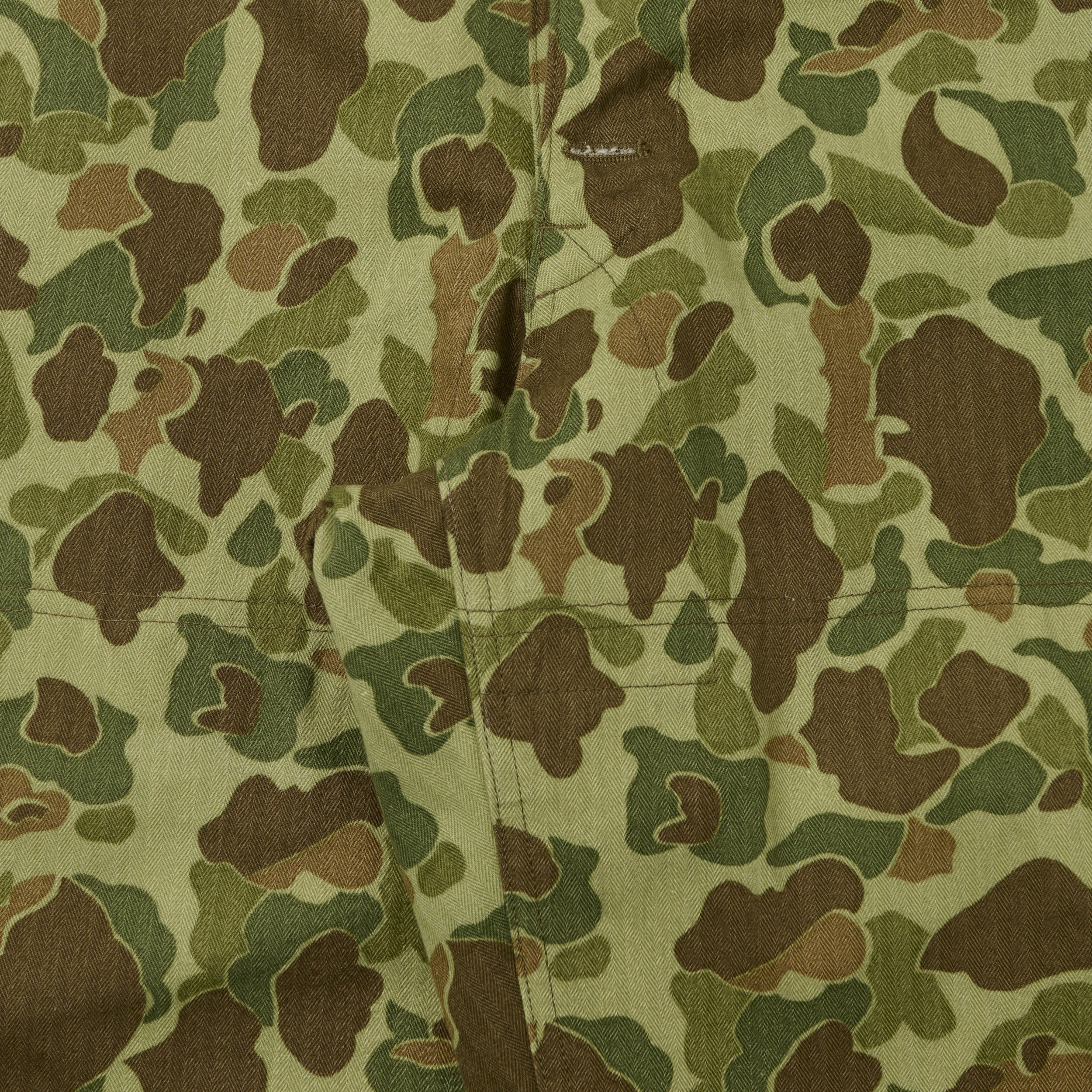 Buzz Rickson's U.S.M.C P-44 Herringbone Twill Trousers - Frogskin Camo