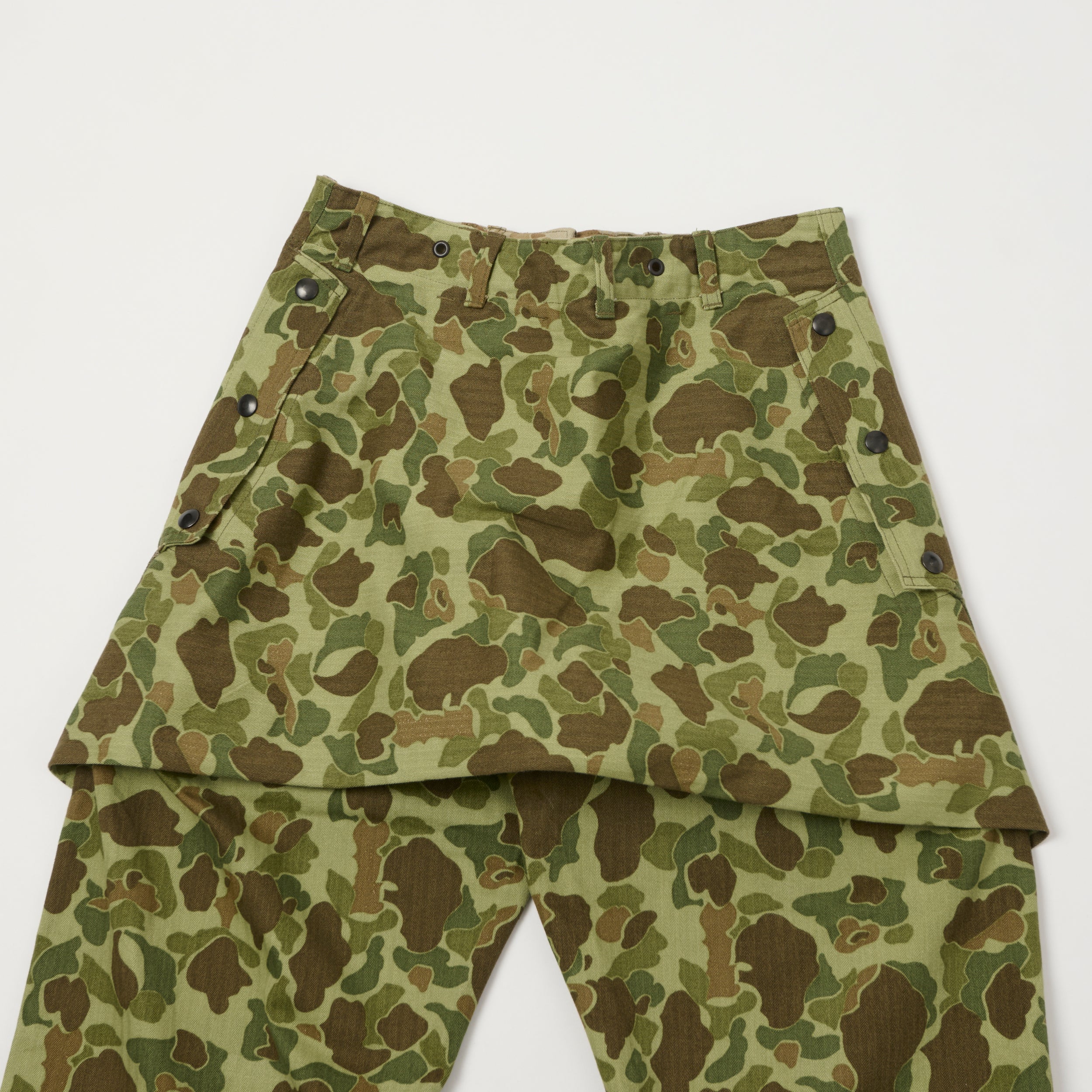 Buzz Rickson's U.S.M.C P-44 Herringbone Twill Trousers - Frogskin Camo
