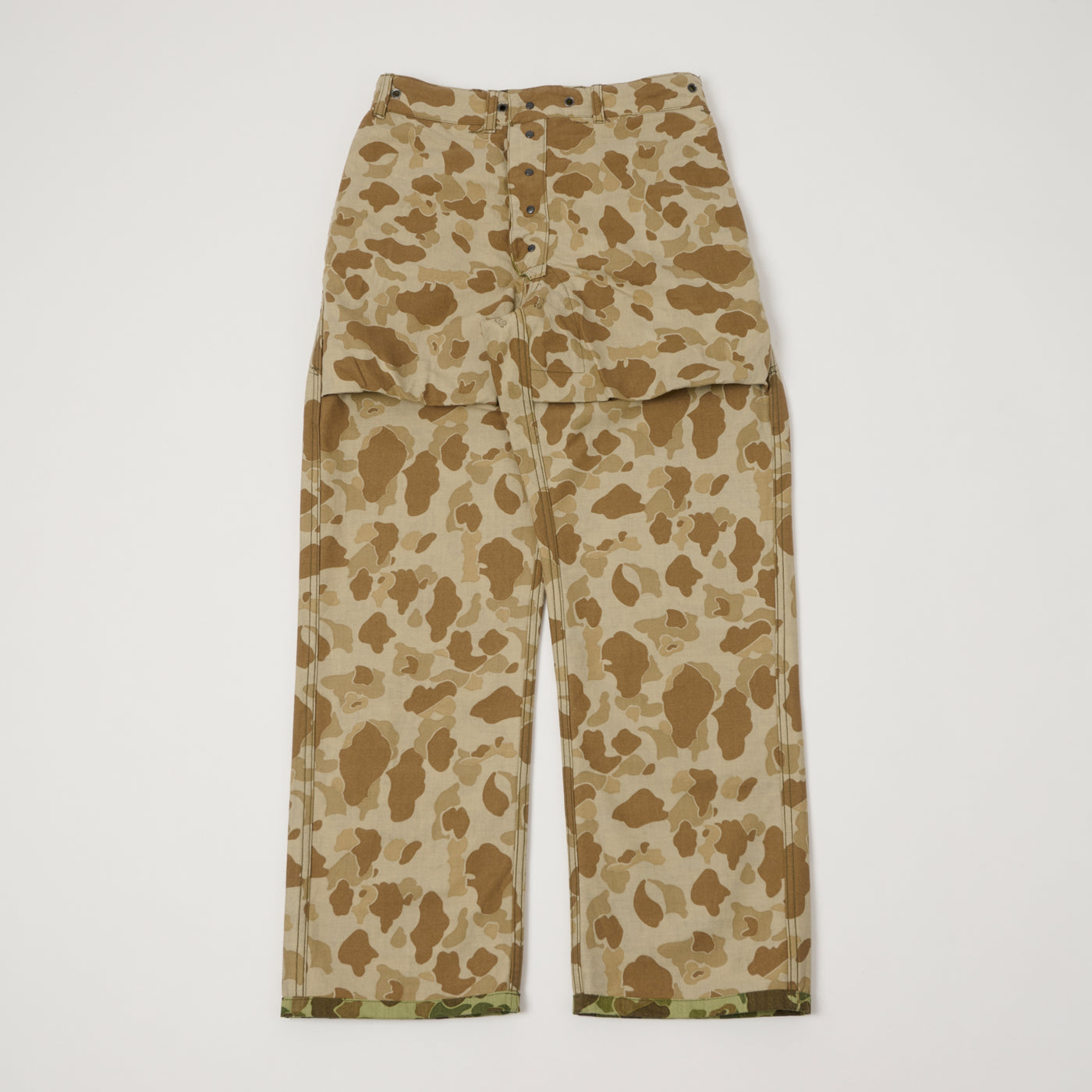 Buzz Rickson's U.S.M.C P-44 Herringbone Twill Trousers - Frogskin Camo