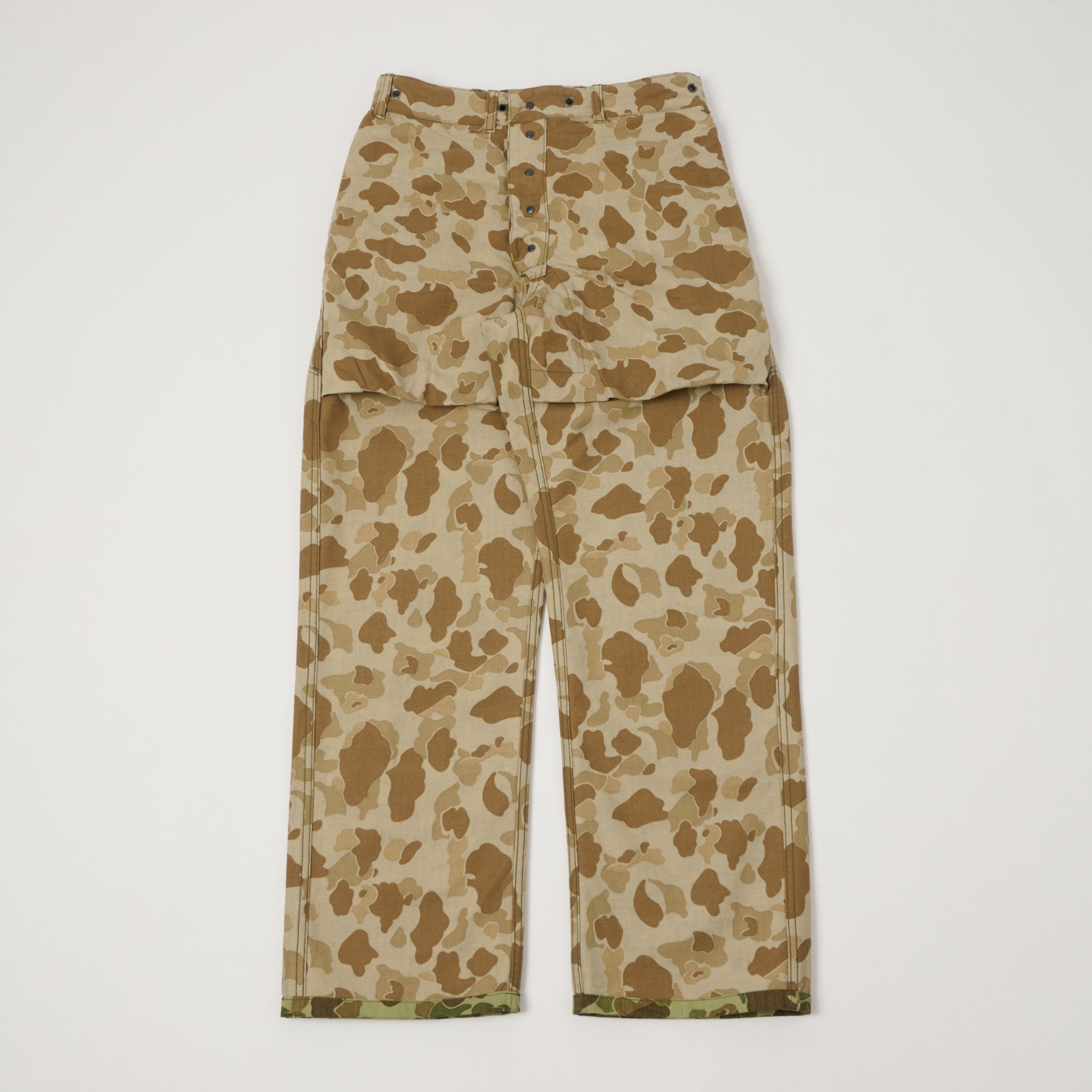 Buzz Rickson's U.S.M.C P-44 Herringbone Twill Trousers - Frogskin Camo