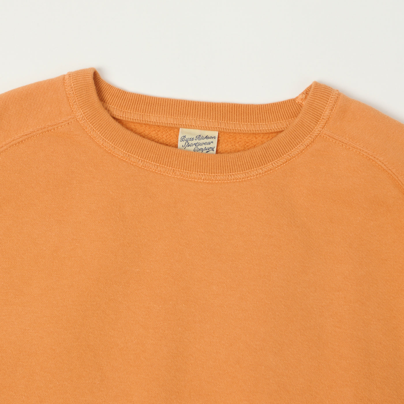 Buzz Rickson's Raglan Sleeve Freedom Sweatshirt - Orange