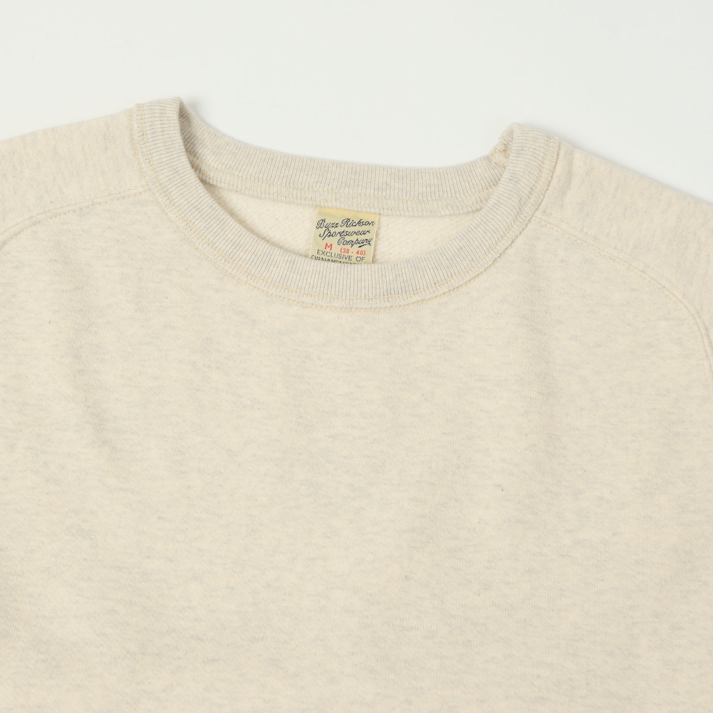 Buzz Rickson's Raglan Sleeve Freedom Sweatshirt - Oatmeal