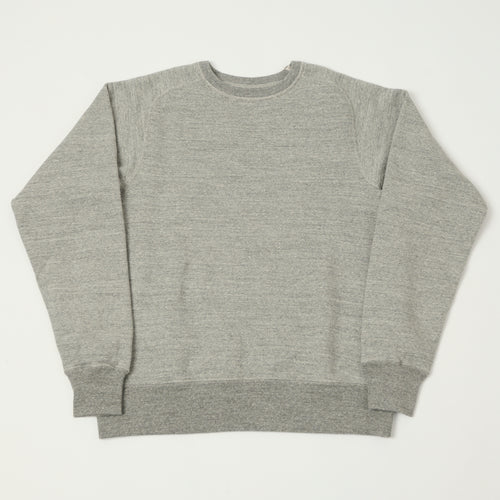 Buzz Rickson's Raglan Sleeve Freedom Sweatshirt - Heather Grey