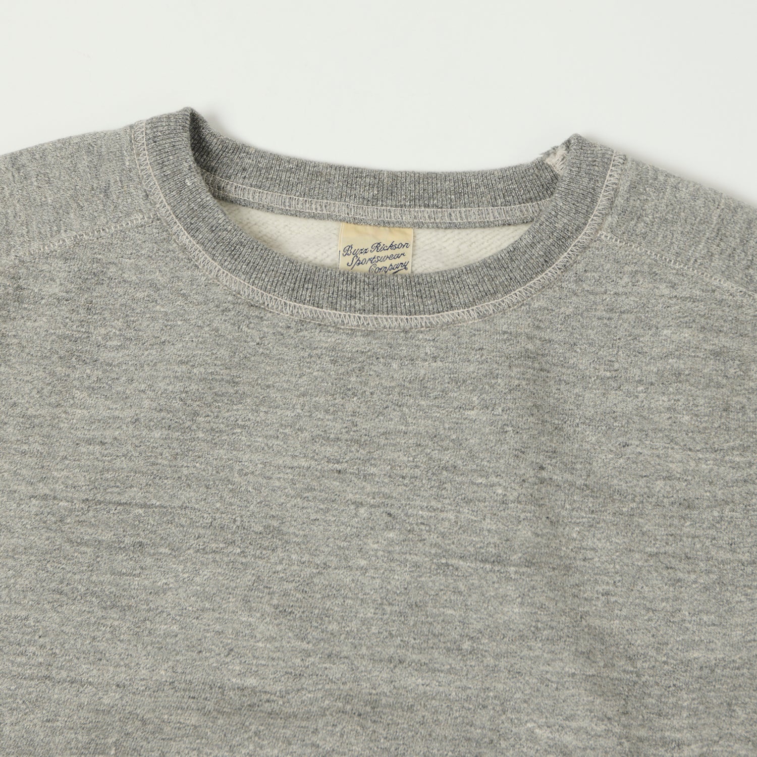 Buzz Rickson's Raglan Sleeve Freedom Sweatshirt - Heather Grey