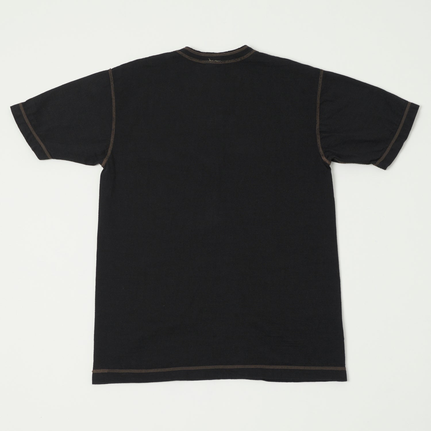 Buzz Rickson's Slub Henley T-Shirt - Black