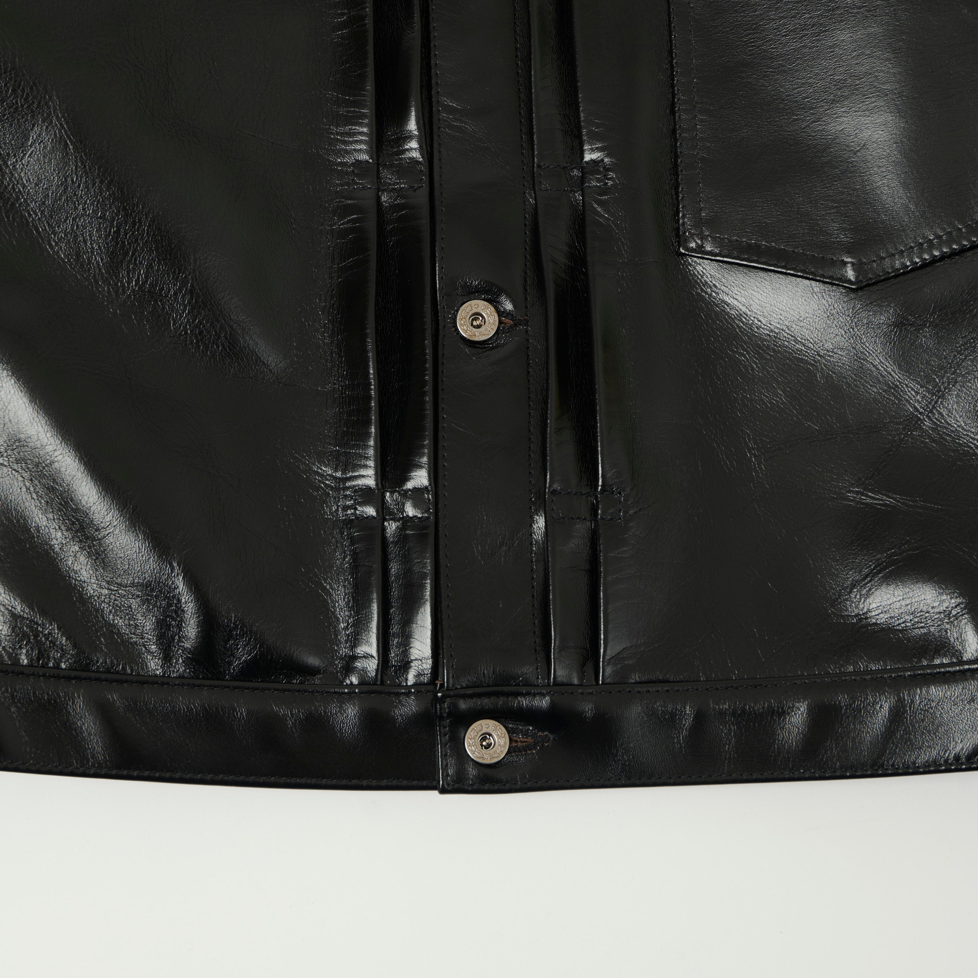 Buzz Rickson's William Gibson Horsehide Leather Type I Jacket - Black