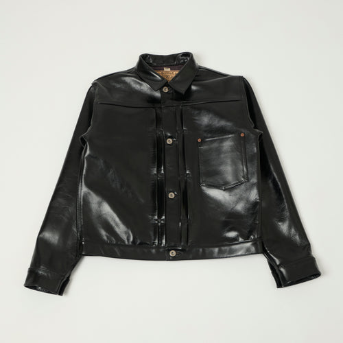 Buzz Rickson's William Gibson Horsehide Leather Type I Jacket - Black