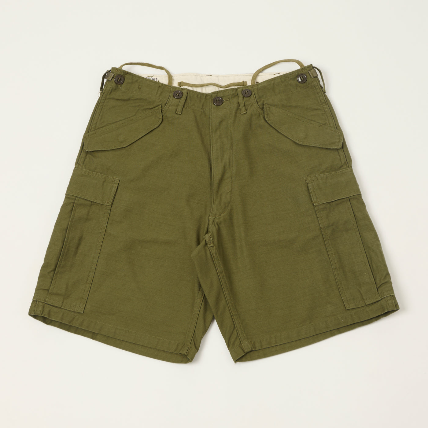 Buzz Rickson's M-1951 Reverse Sateen Civilian Shorts - Olive