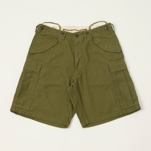 Buzz Rickson's M-1951 Reverse Sateen Civilian Shorts - Olive