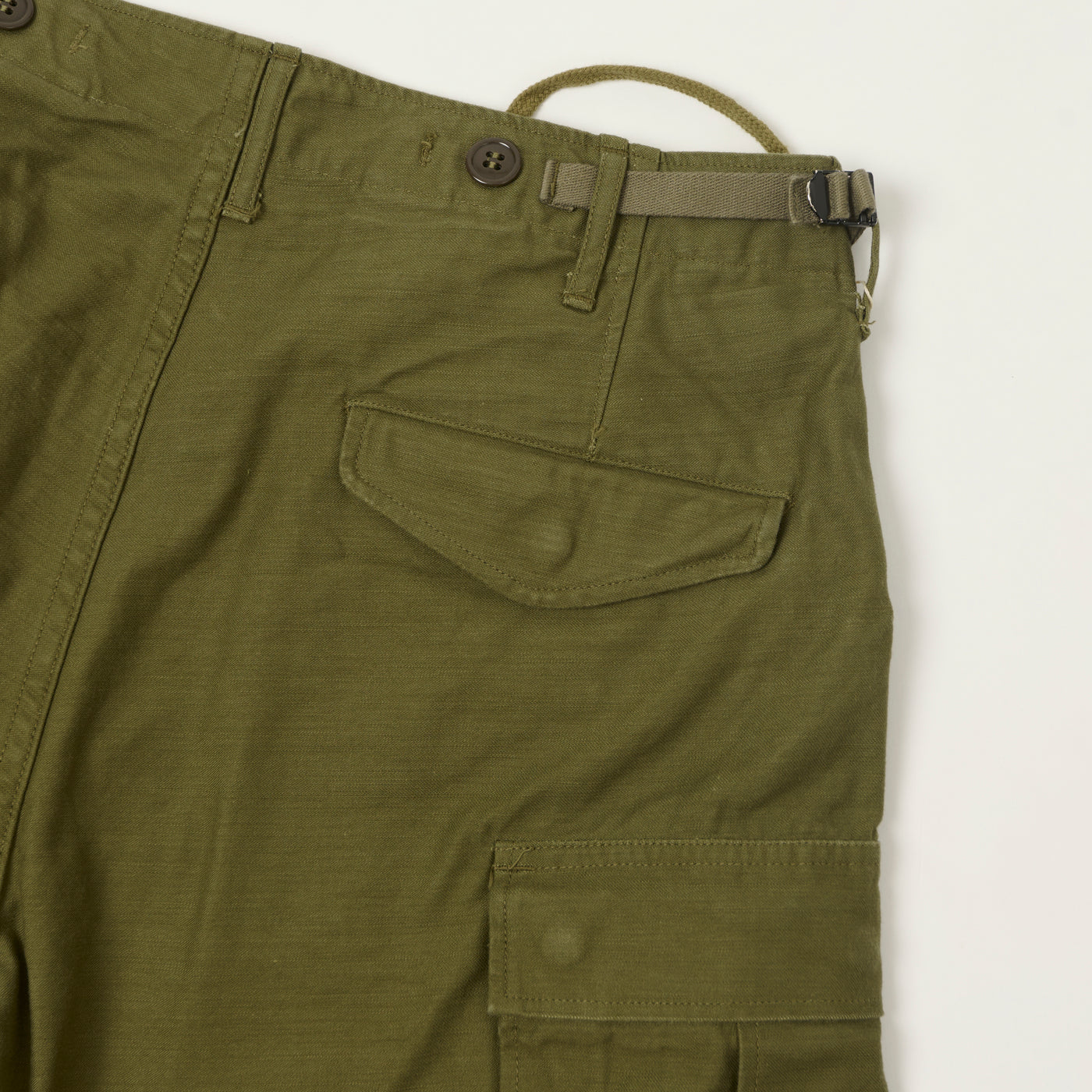 Buzz Rickson's M-1951 Reverse Sateen Civilian Shorts - Olive