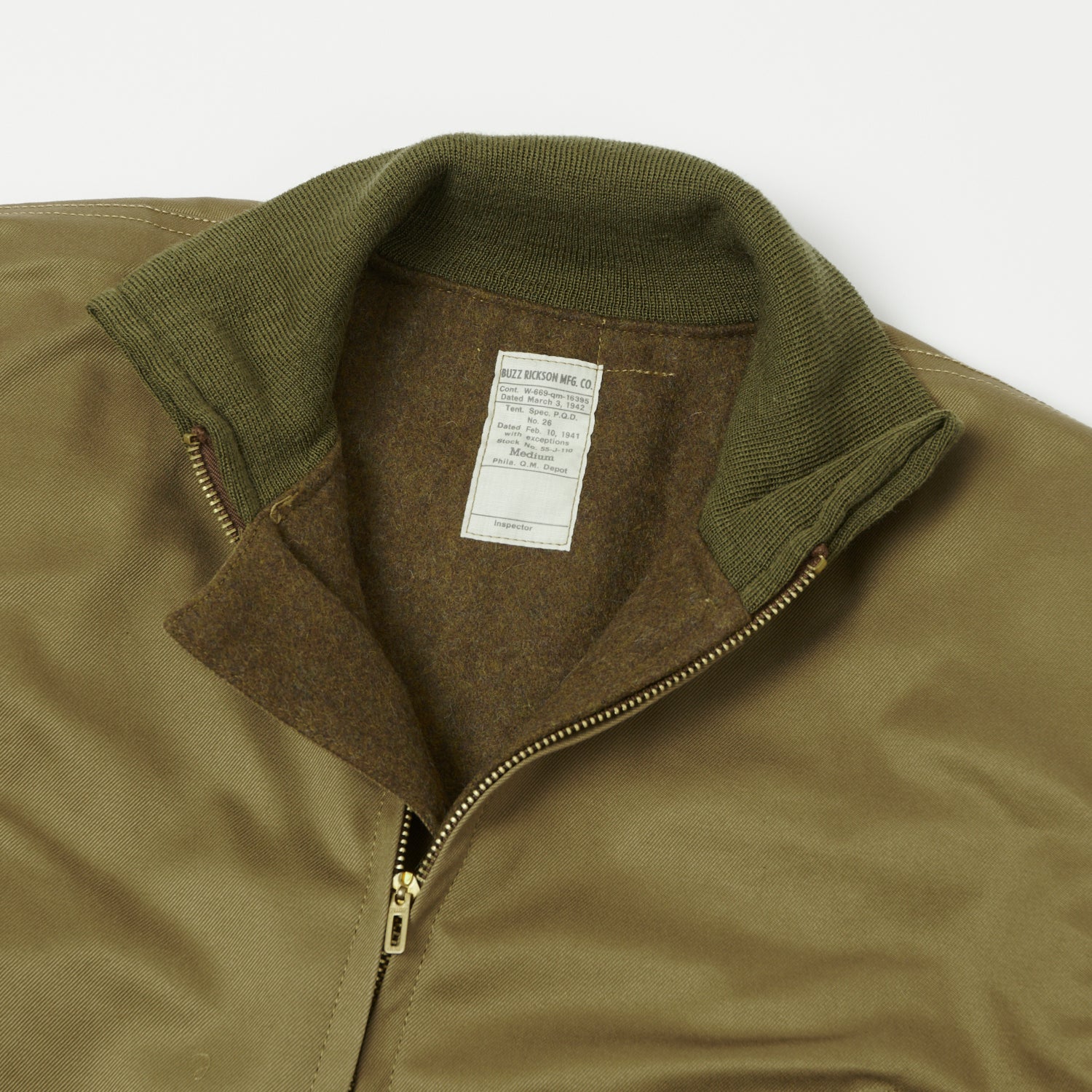 Buzz Rickson's U.S. Army Tanker Jacket - Khaki