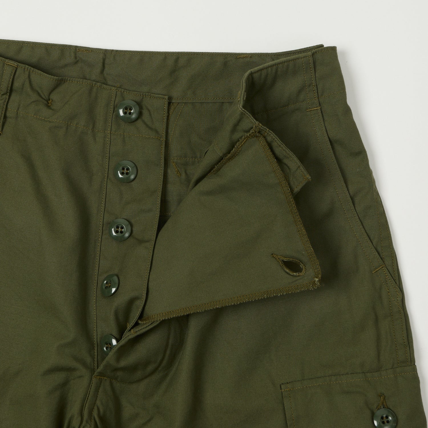 Buzz Rickson's Tropical Combat Shorts - Olive Drab