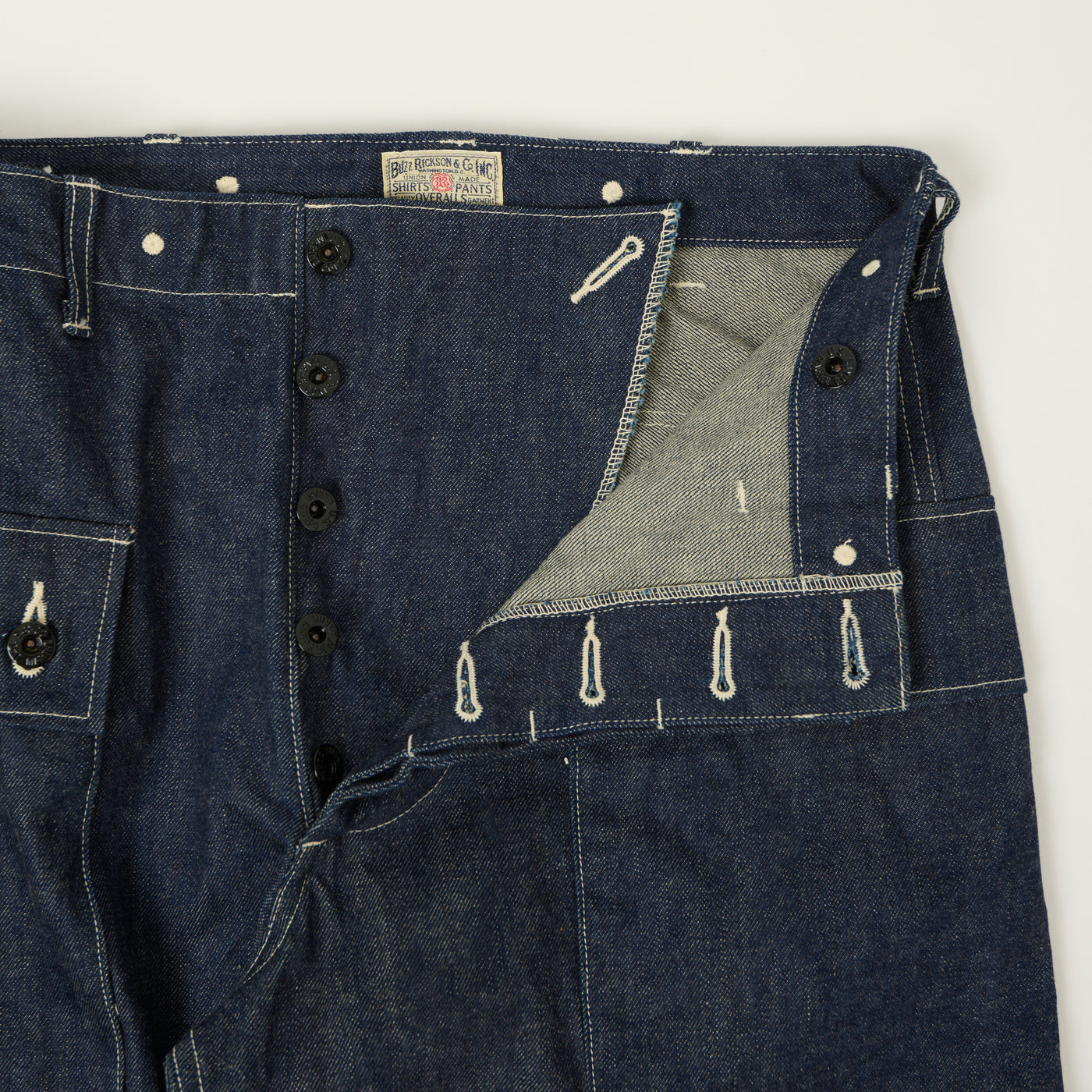 Buzz Rickson's Marine Corps M-1944 Denim Utility Trouser - One Wash