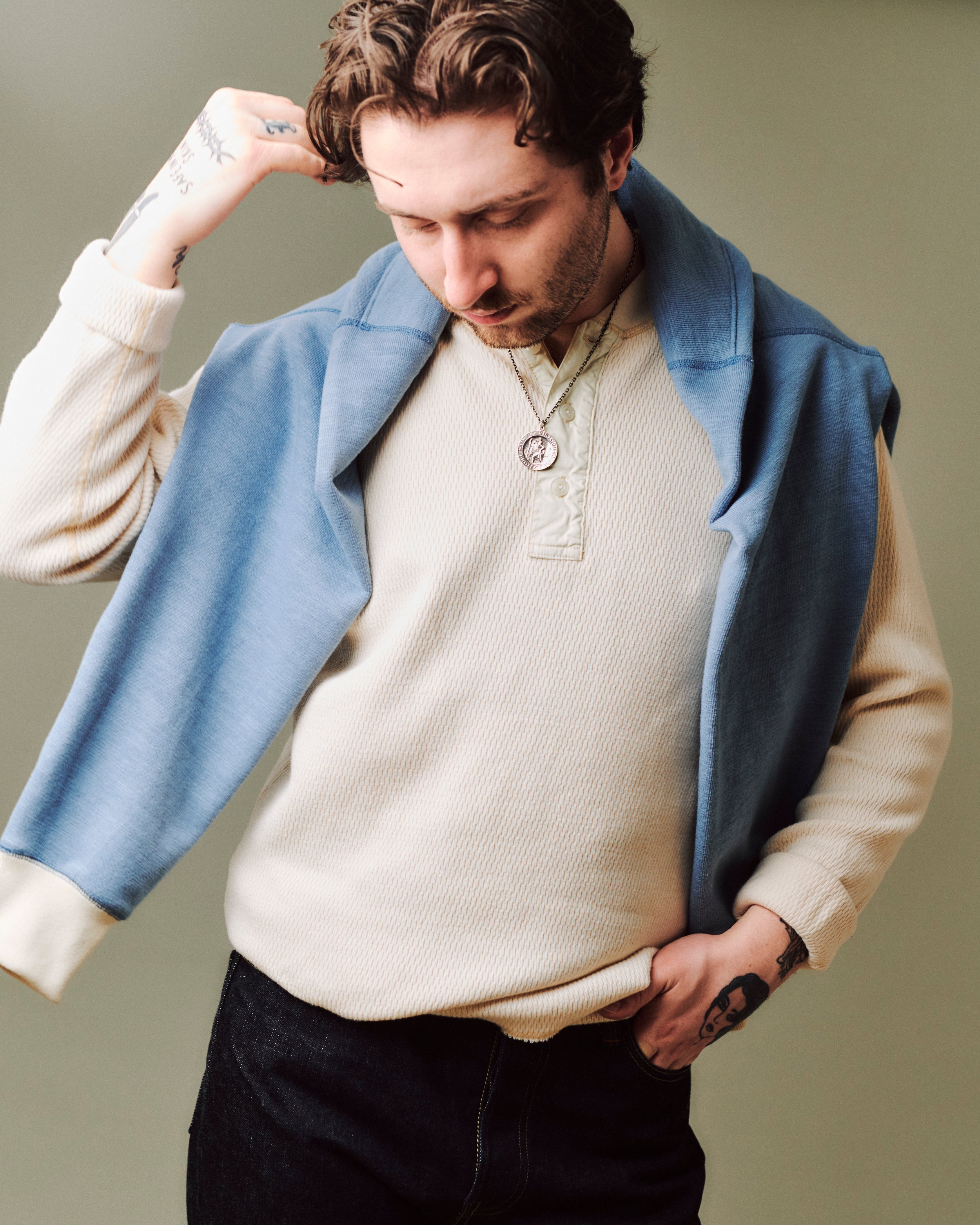 TOYS McCOY Steve McQueen St. Christopher Pendant - Silver