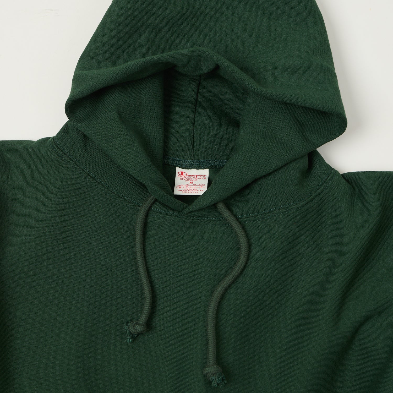 Champion Made in USA Reverse Weave Hoodie - Moss Green