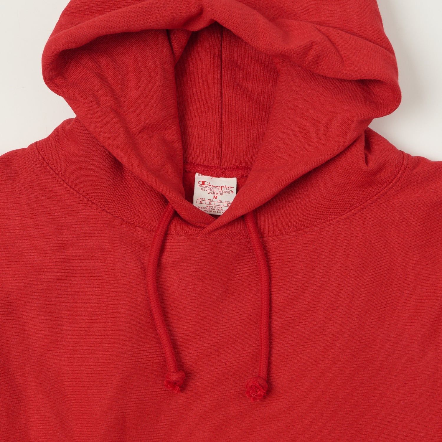 Champion Made in USA Reverse Weave Hoodie - Cardinal Red