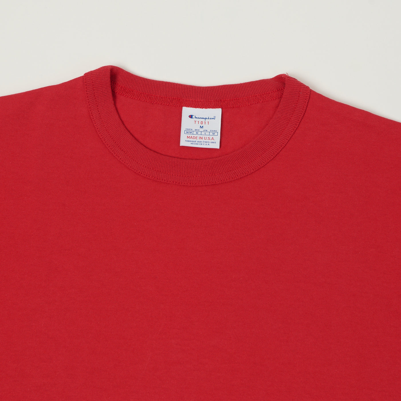 Champion Made in USA Crewneck Tee - Cardinal Red