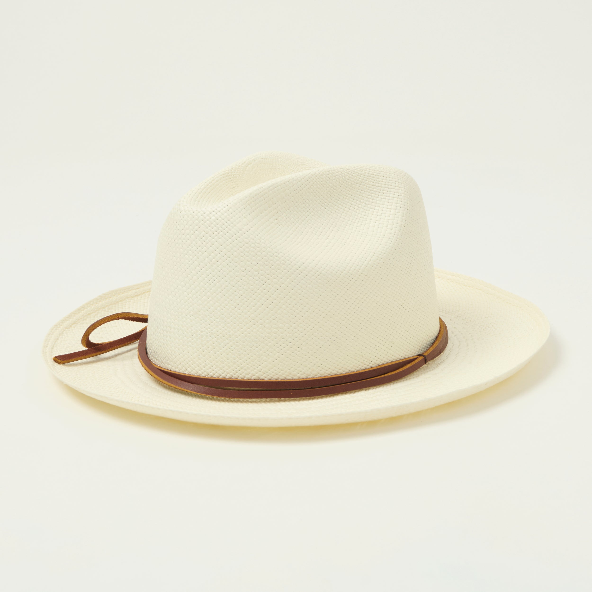 Chamula Hand Woven Panama Hat - Blanco