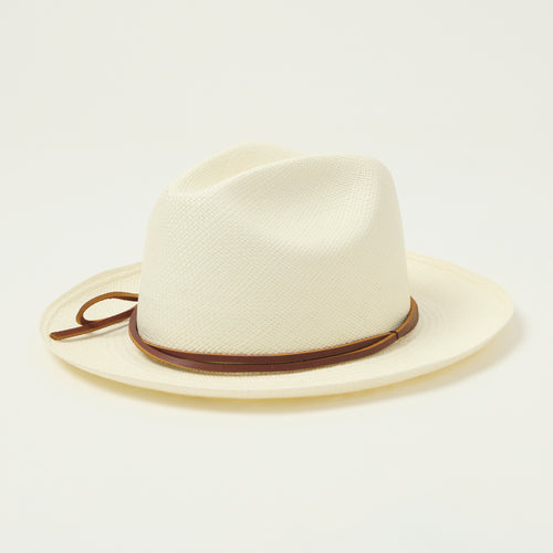 Chamula Hand Woven Panama Hat - Blanco