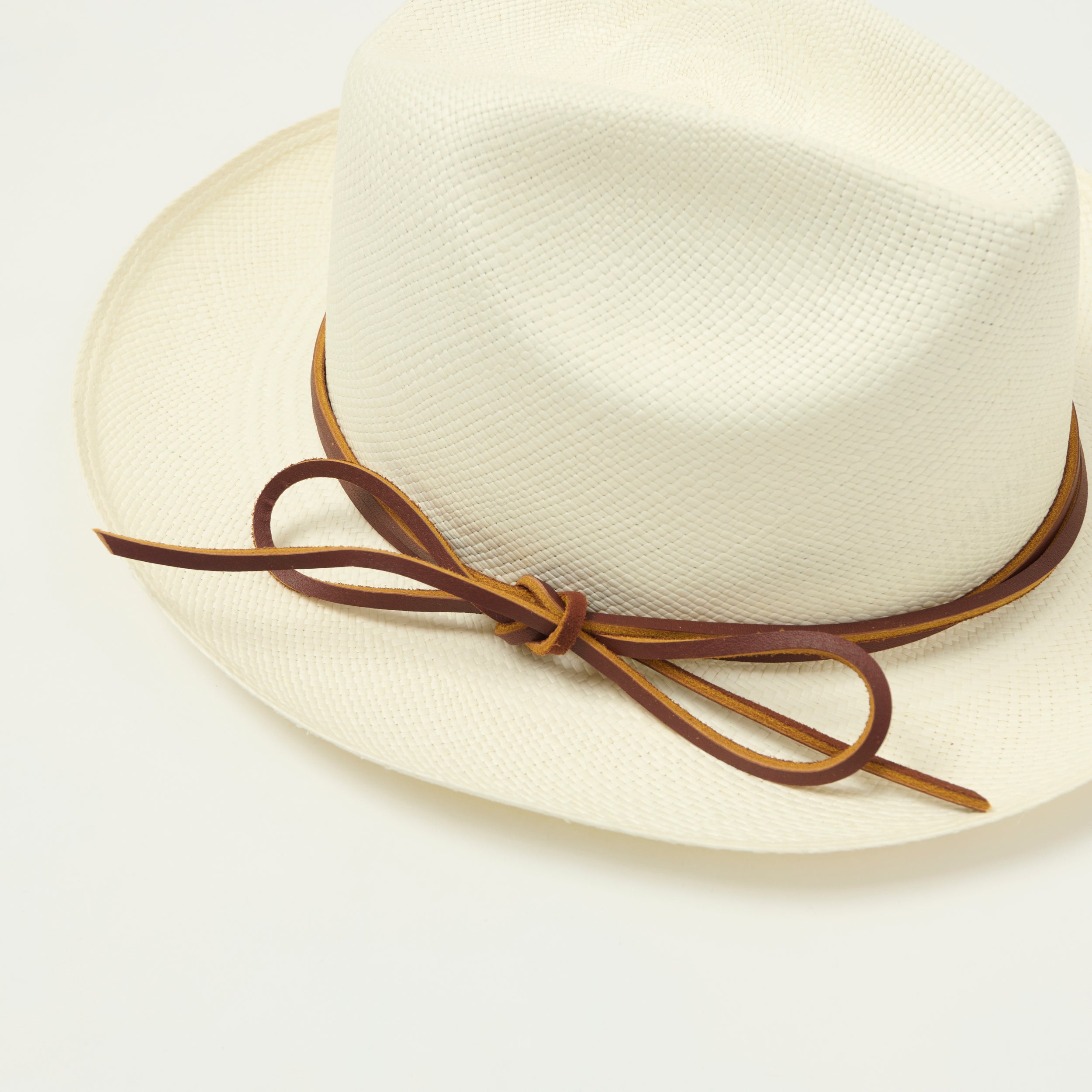 Chamula Hand Woven Panama Hat - Blanco