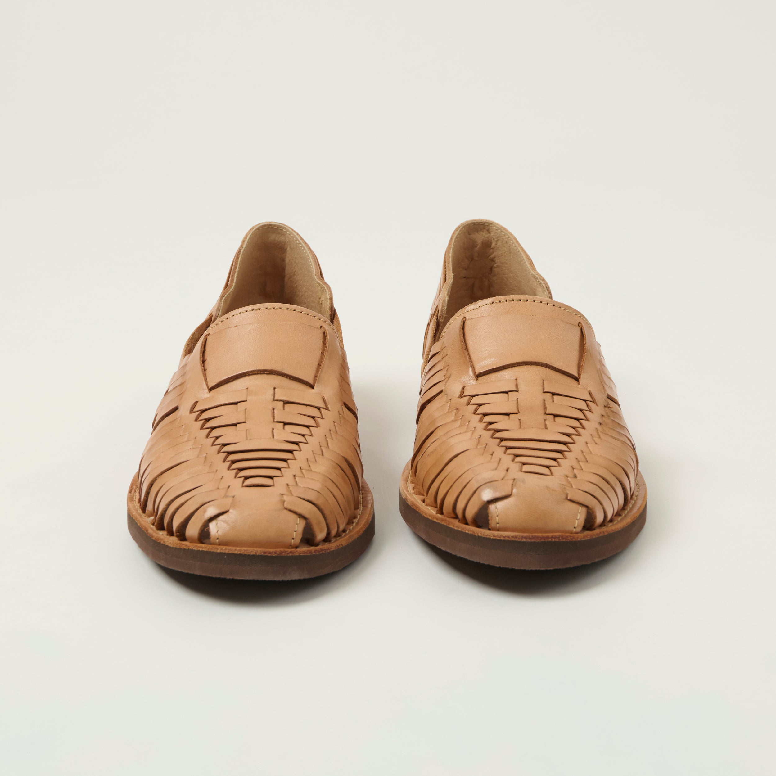 Chamula Brasilia Woven Huarache Shoe - Tan