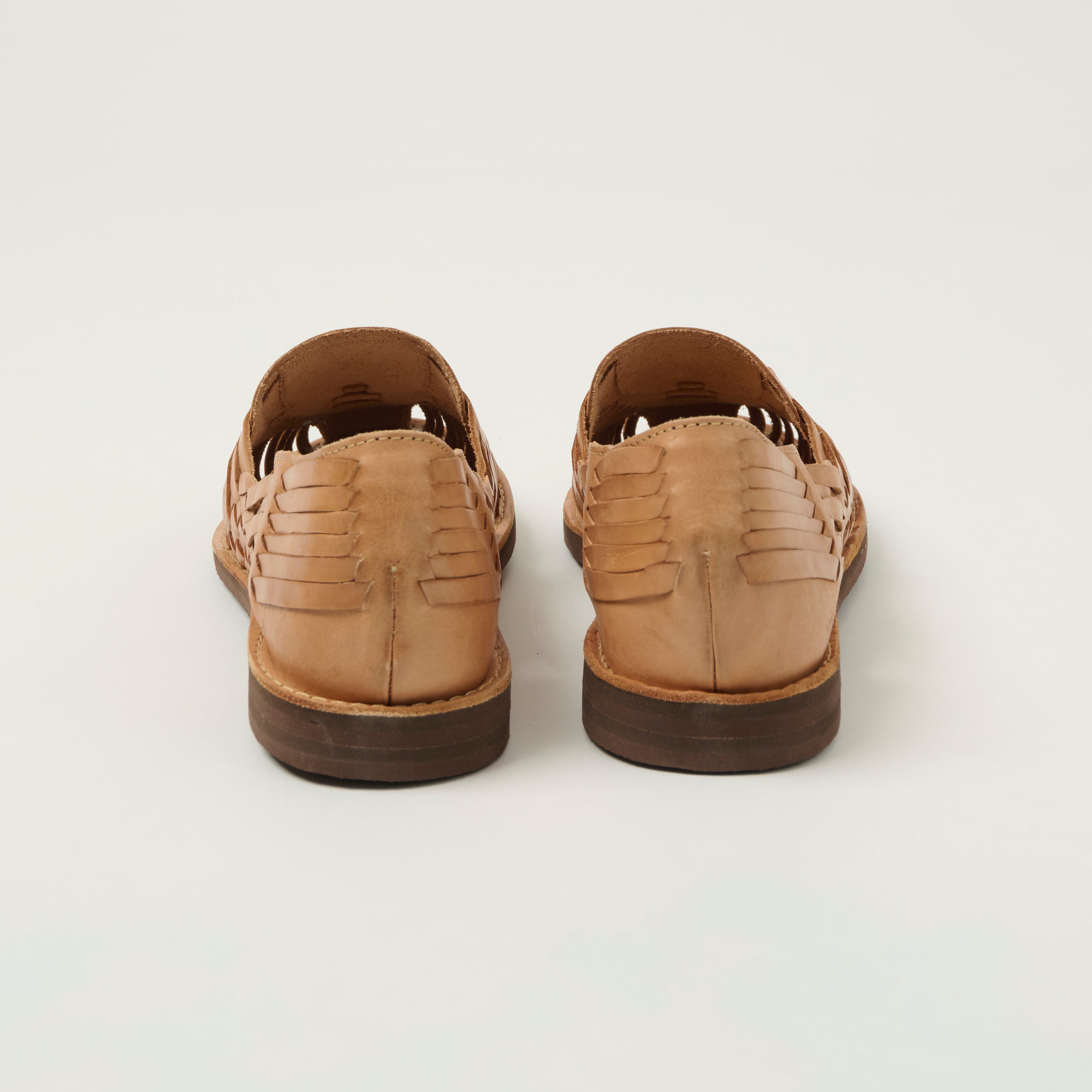 Chamula Brasilia Woven Huarache Shoe - Tan