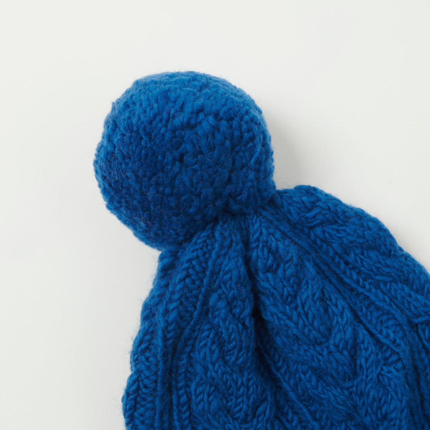 Chamula Double Cuff Fisherman's Beanie - Lapis