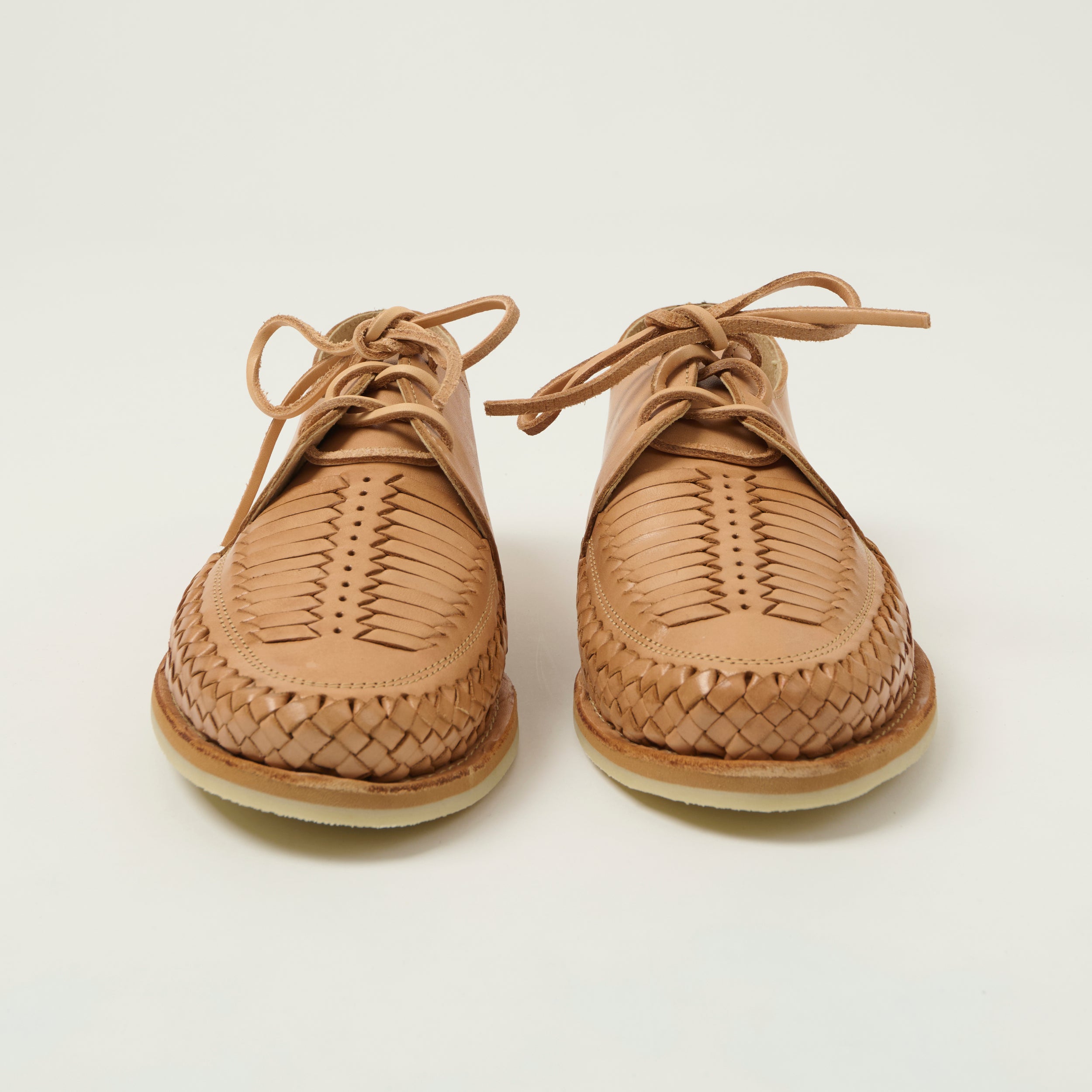 Chamula Woven Veracruz Shoe - Tan