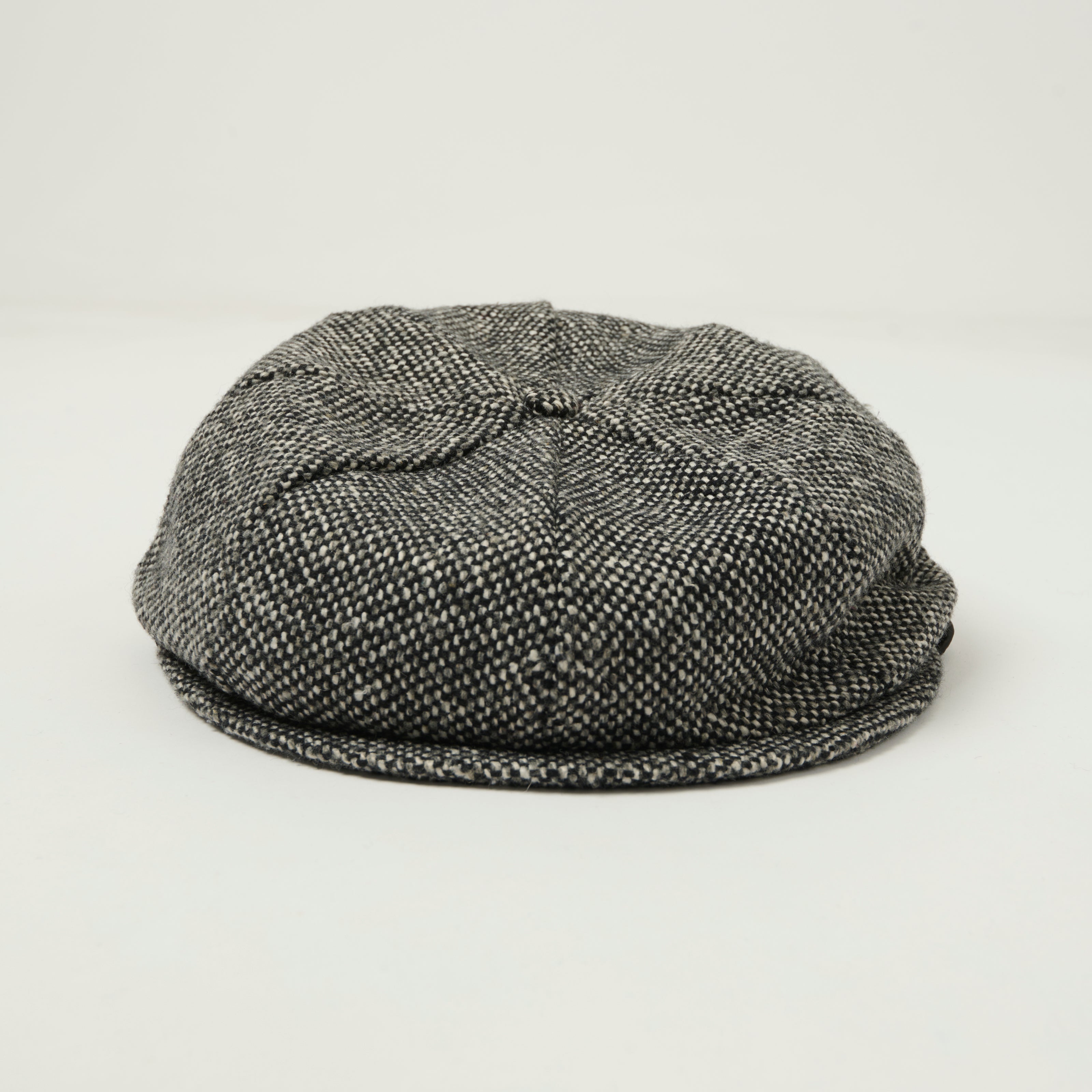 Crown Cap 1-235P Wool News Boy Cap - Salt & Pepper