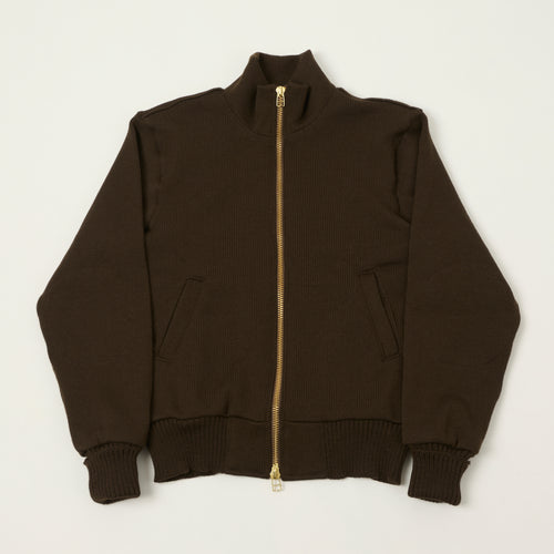 Dehen 1920 'Full-Throttle' Moto-Sweater - Brown