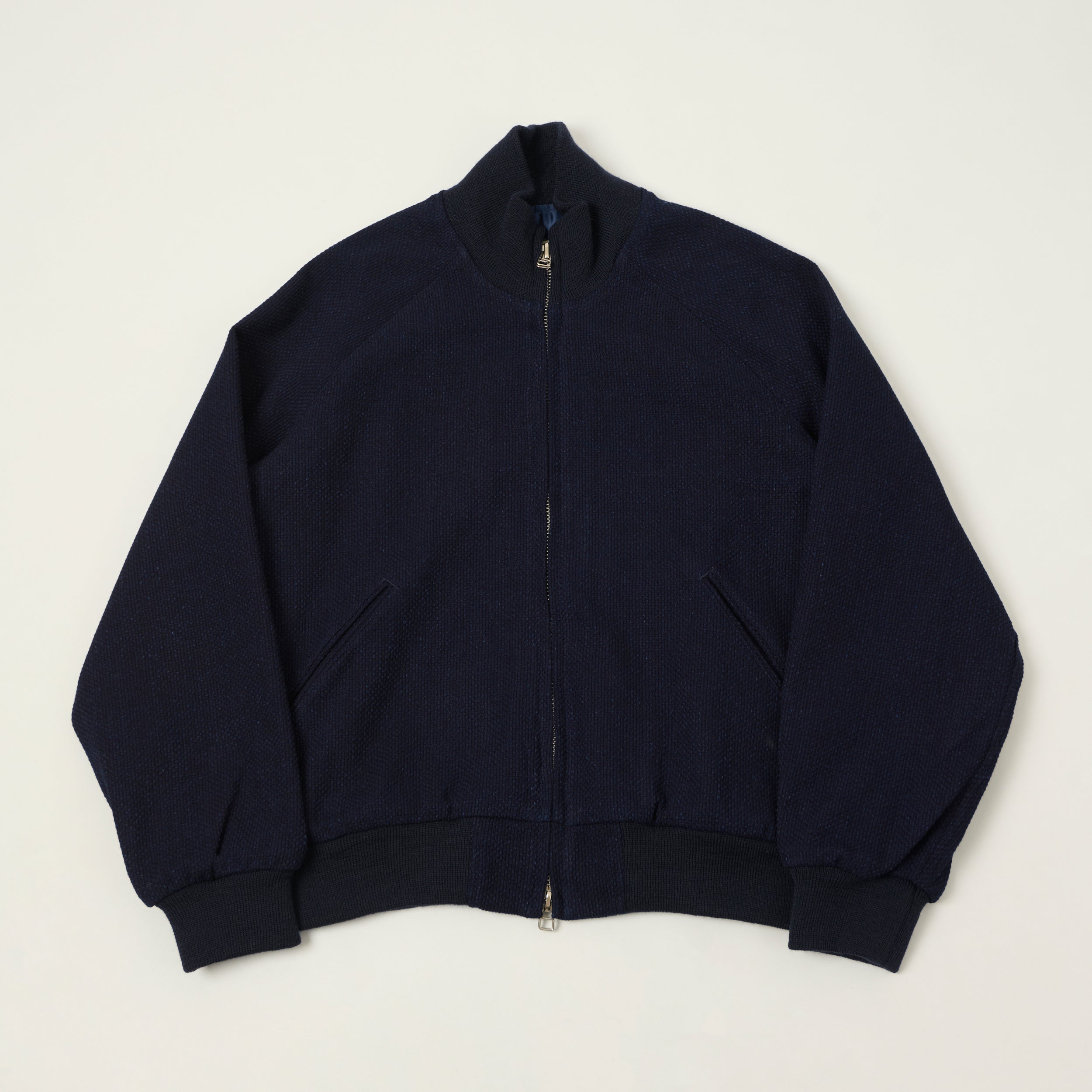 Dehen 1920 Sashi-Ori Pilot Jacket - Indigo