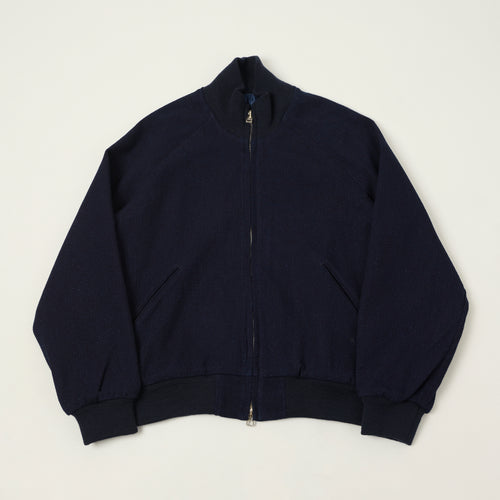 Dehen 1920 Sashi-Ori Pilot Jacket - Indigo