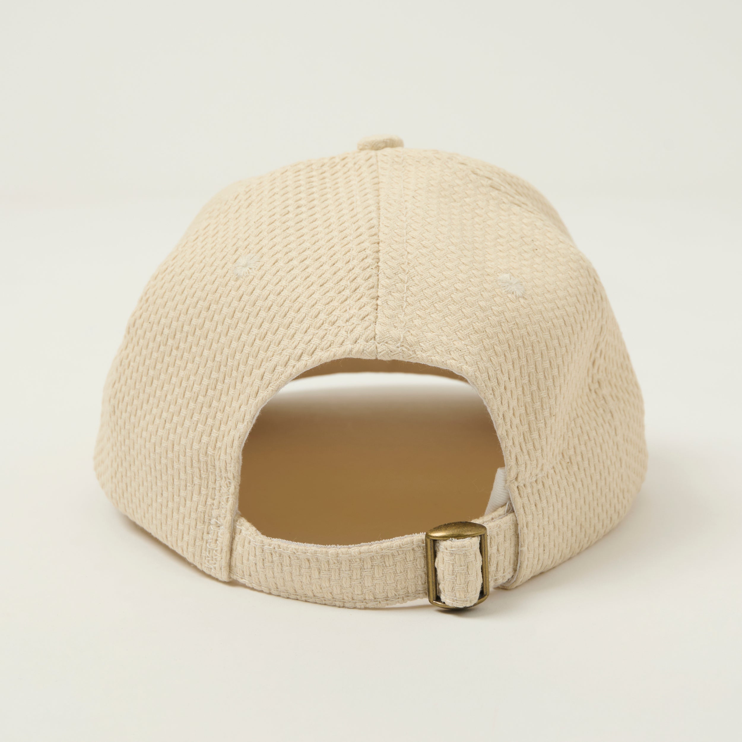 Dehen 1920 Sashi-Ori Cotton Baseball Cap - Natural