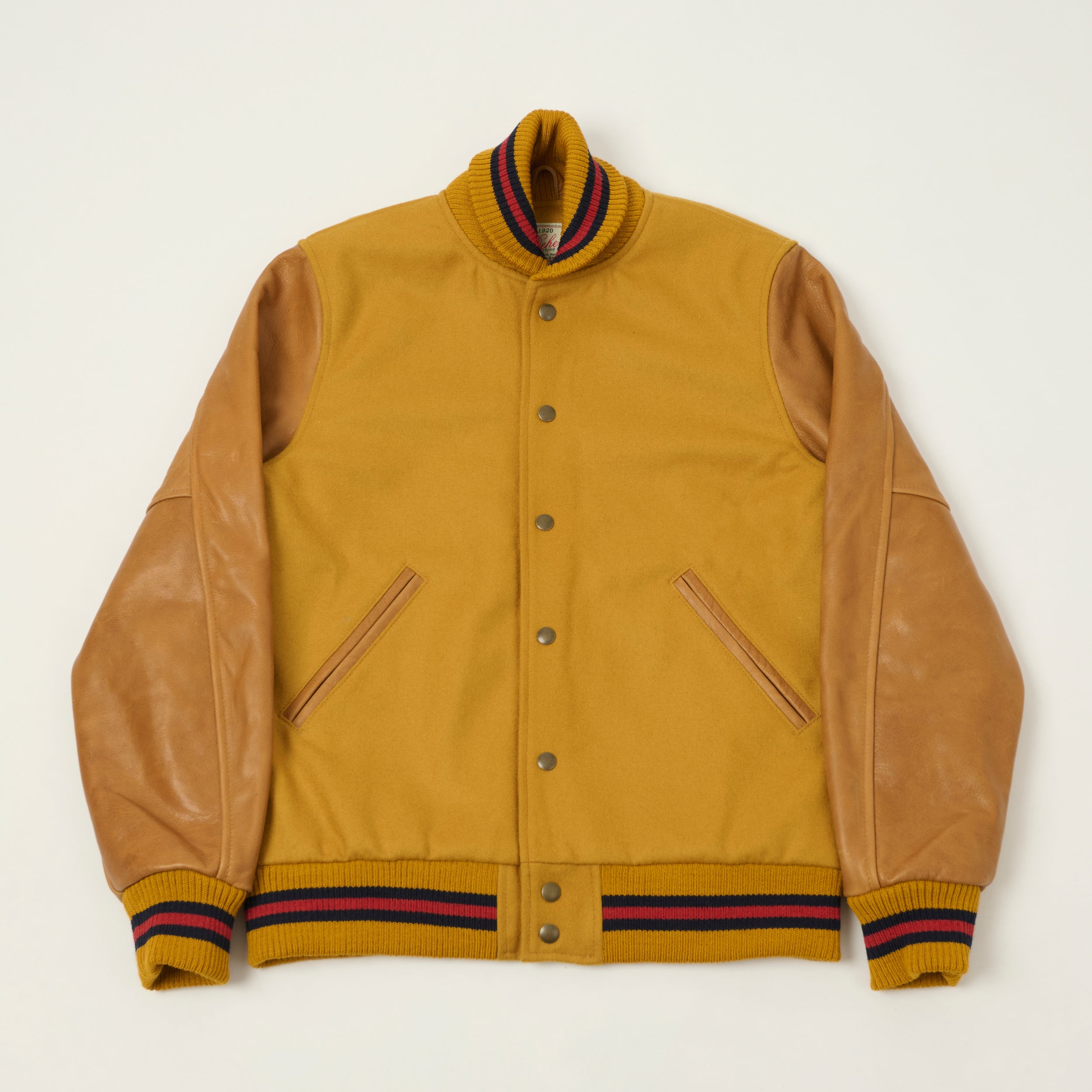 Dehen 1920 Varsity Jacket - Old Gold