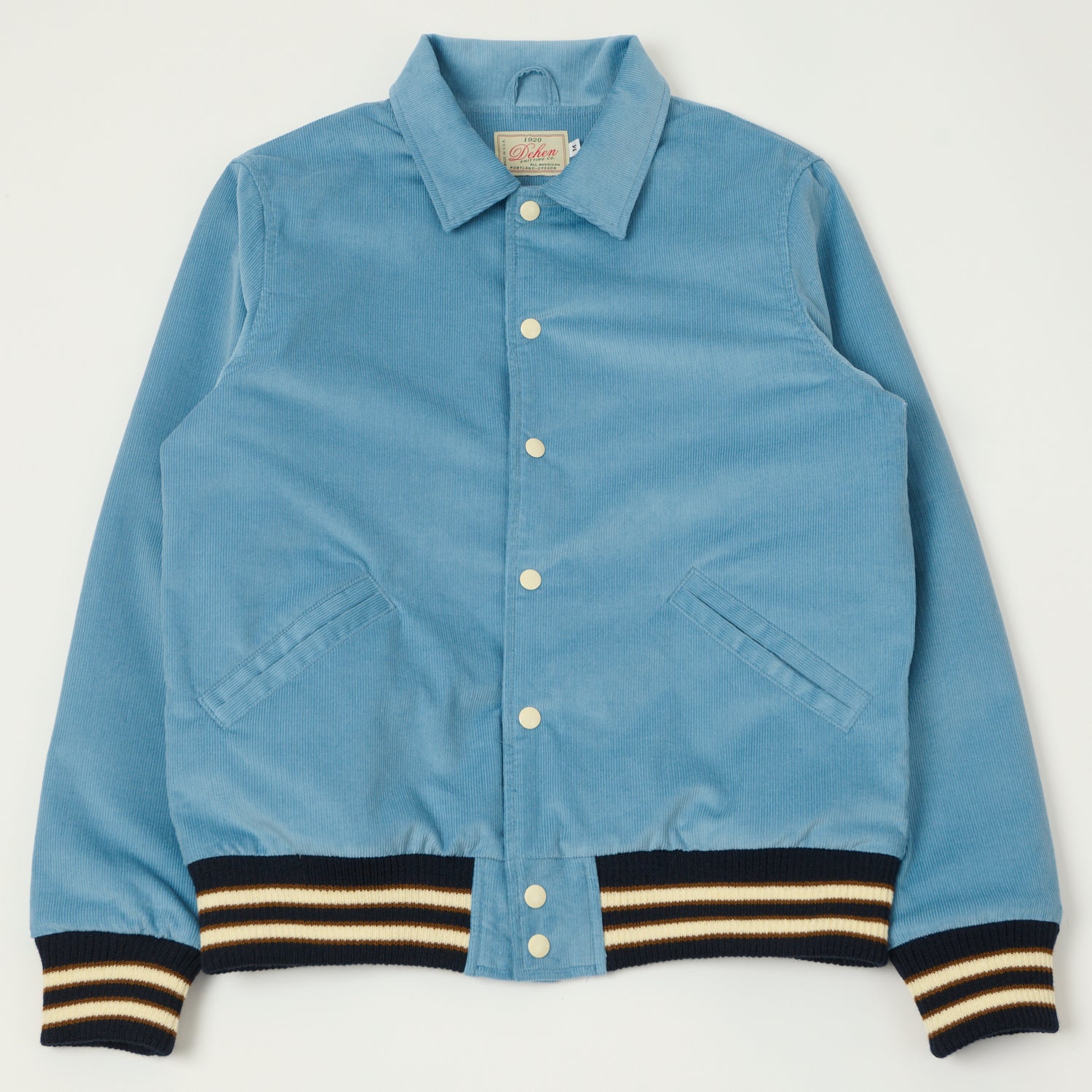 Dehen 1920 Corduroy Team Jacket - Dusty Blue