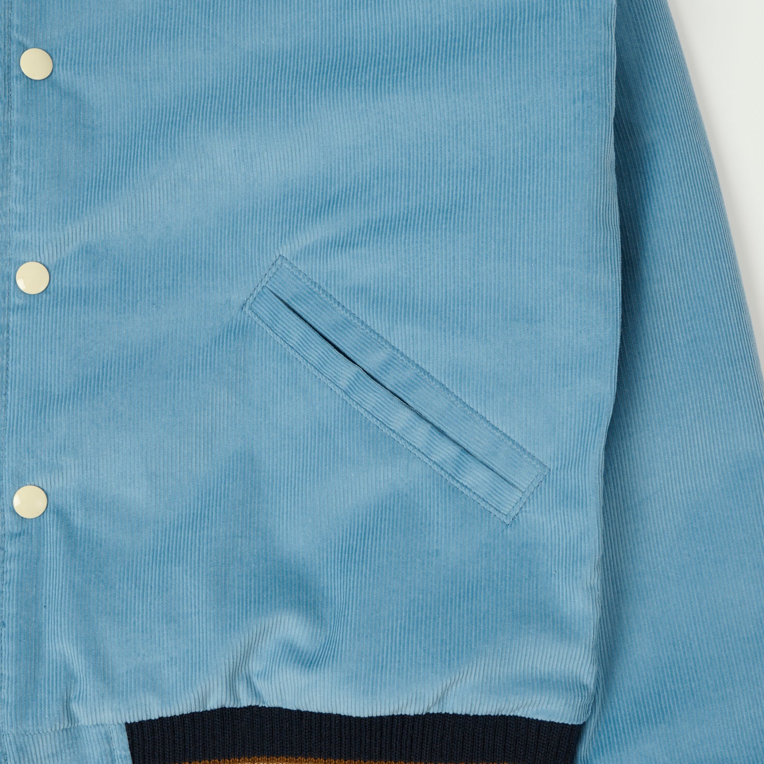 Dehen 1920 Corduroy Team Jacket - Dusty Blue