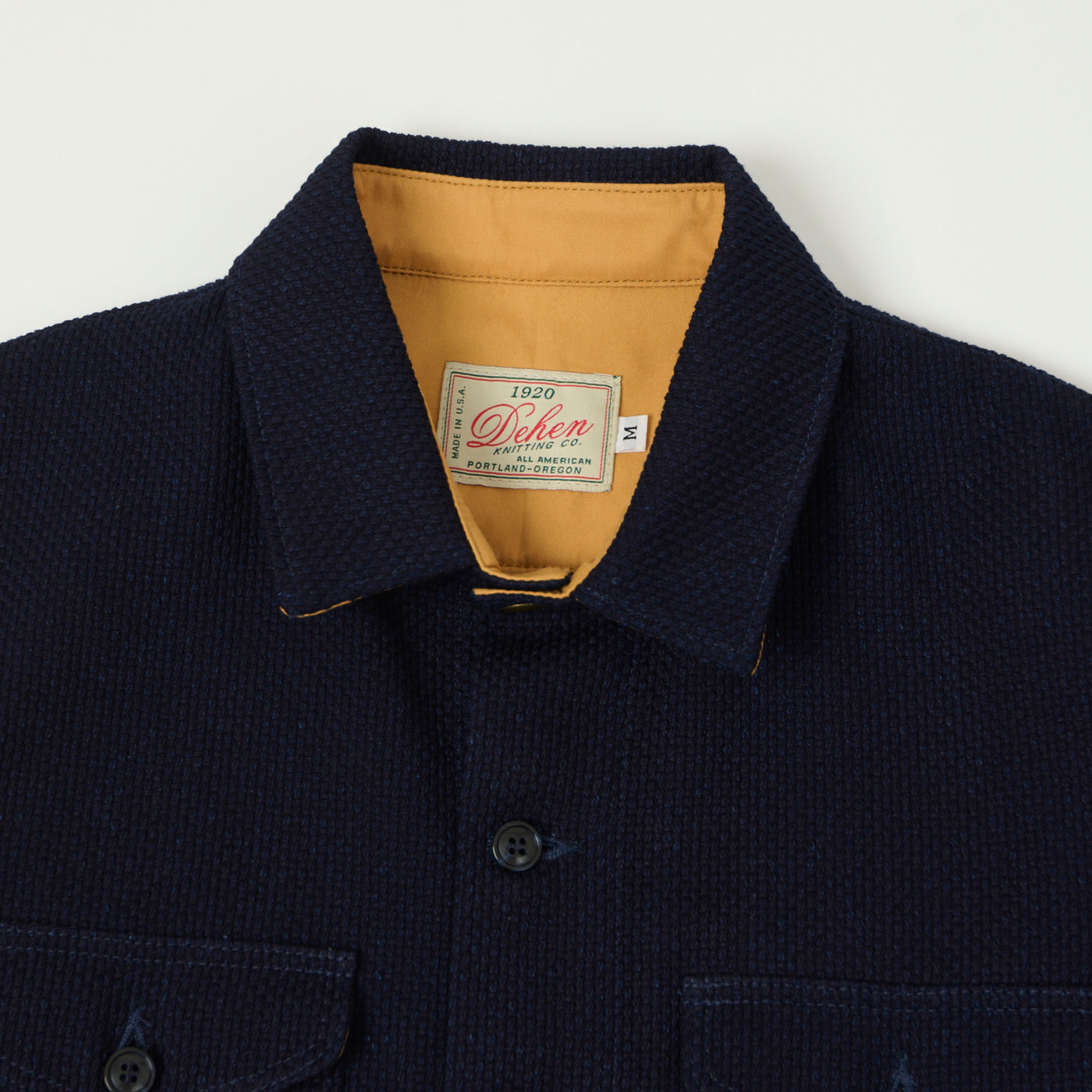 Dehen 1920 Crissman Sashiko Over Shirt - Indigo