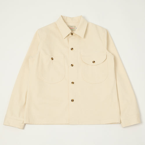 Dehen 1920 Selvedge Denim Over Shirt - Natural